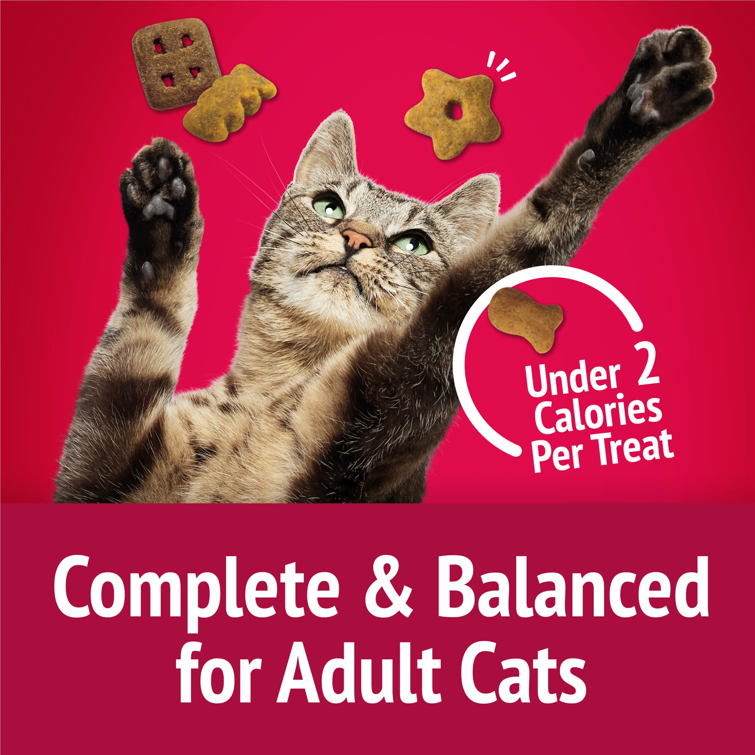 Friskies Party Mix emballage pratique, idéal pour les collations.
