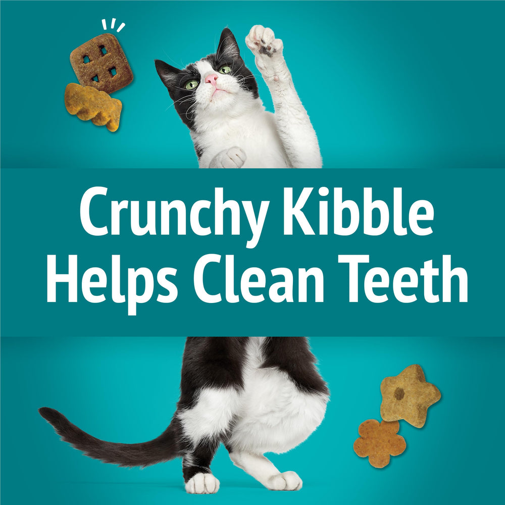 Friandises Friskies Party Mix Meow Luau Crunch, texture croustillante pour une mastication agréable.