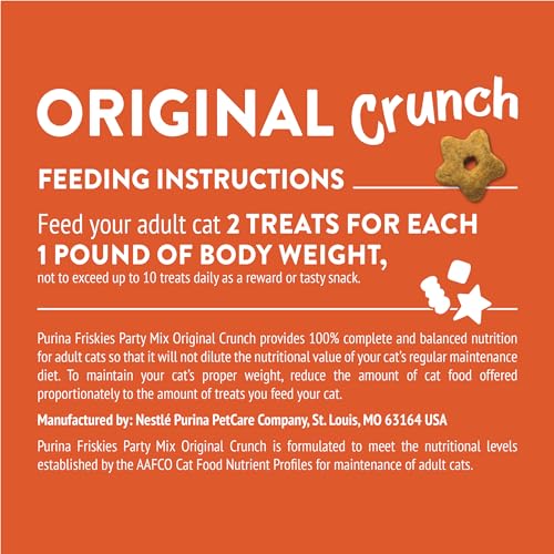 Friandises Friskies Party Mix Original Crunch – snack quotidien pratique et savoureux.