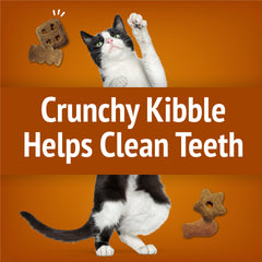 Friskies Party Mix: texture croquante aidant au nettoyage des dents lors de la mastication.