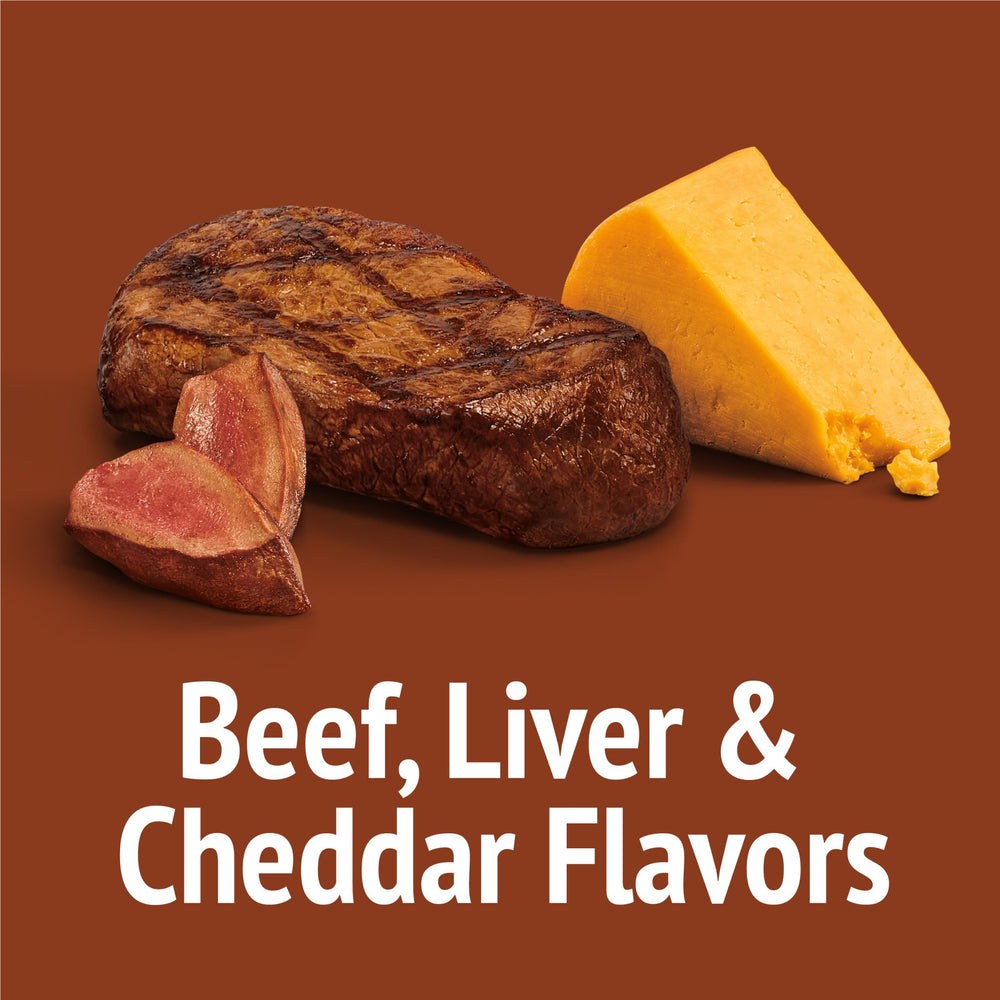 Friskies Purina Party Mix Wild West Crunch — sachet refermable pour garder la fraîcheur.