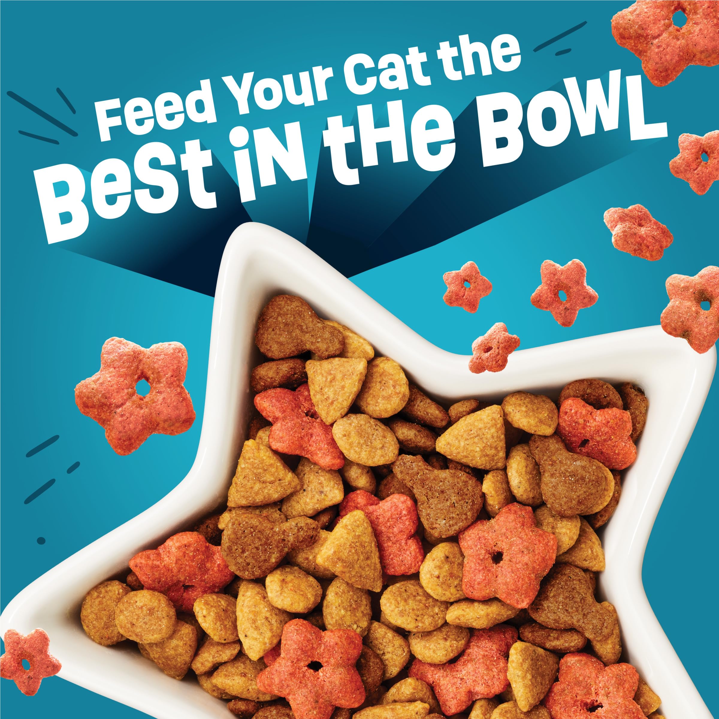 Friskies Party Pack’d : immunité et santé du chat grâce à une formule équilibrée.