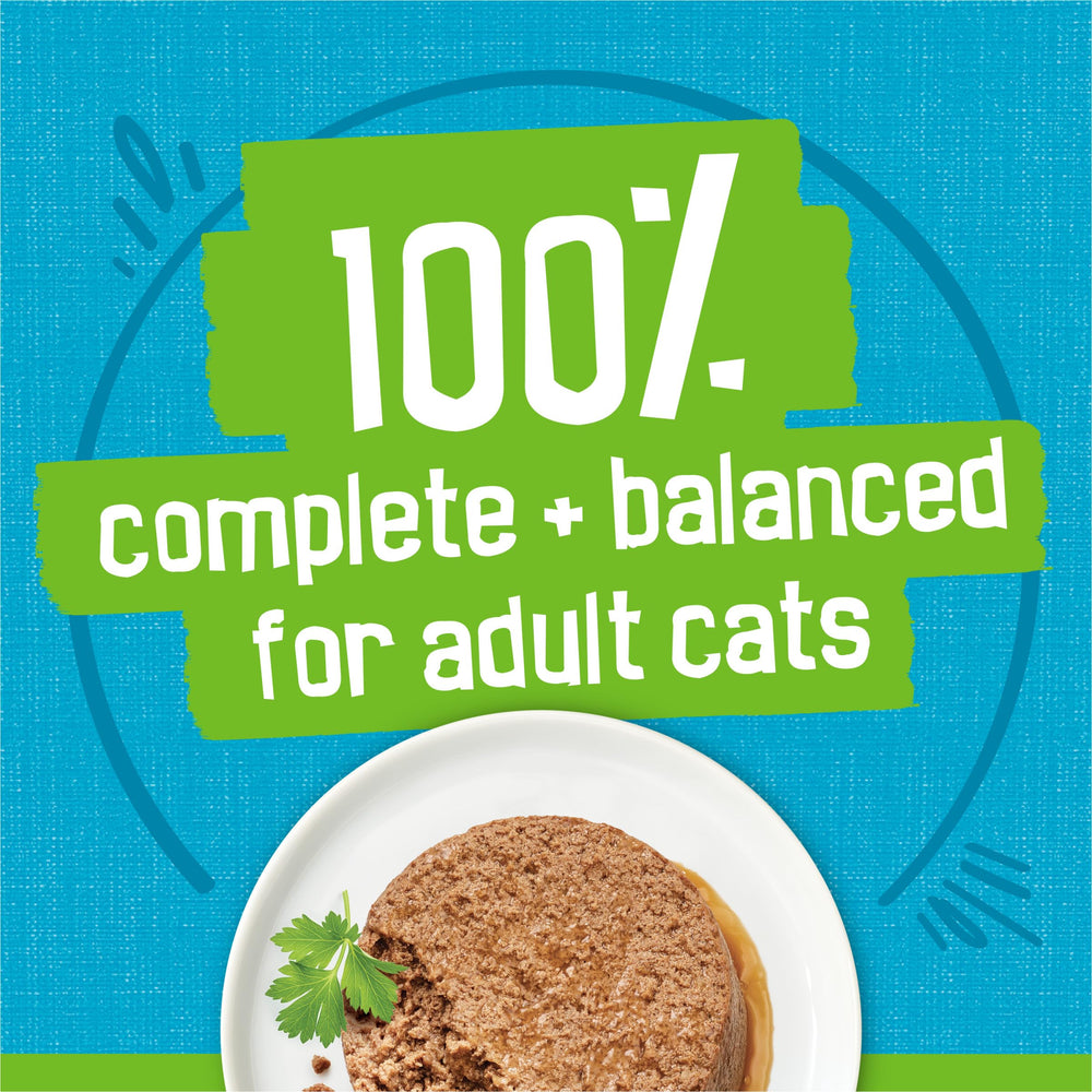 Friskies Mariner’s Catch pâté chat, arôme sous-jacent qui attire doucement l'attention.