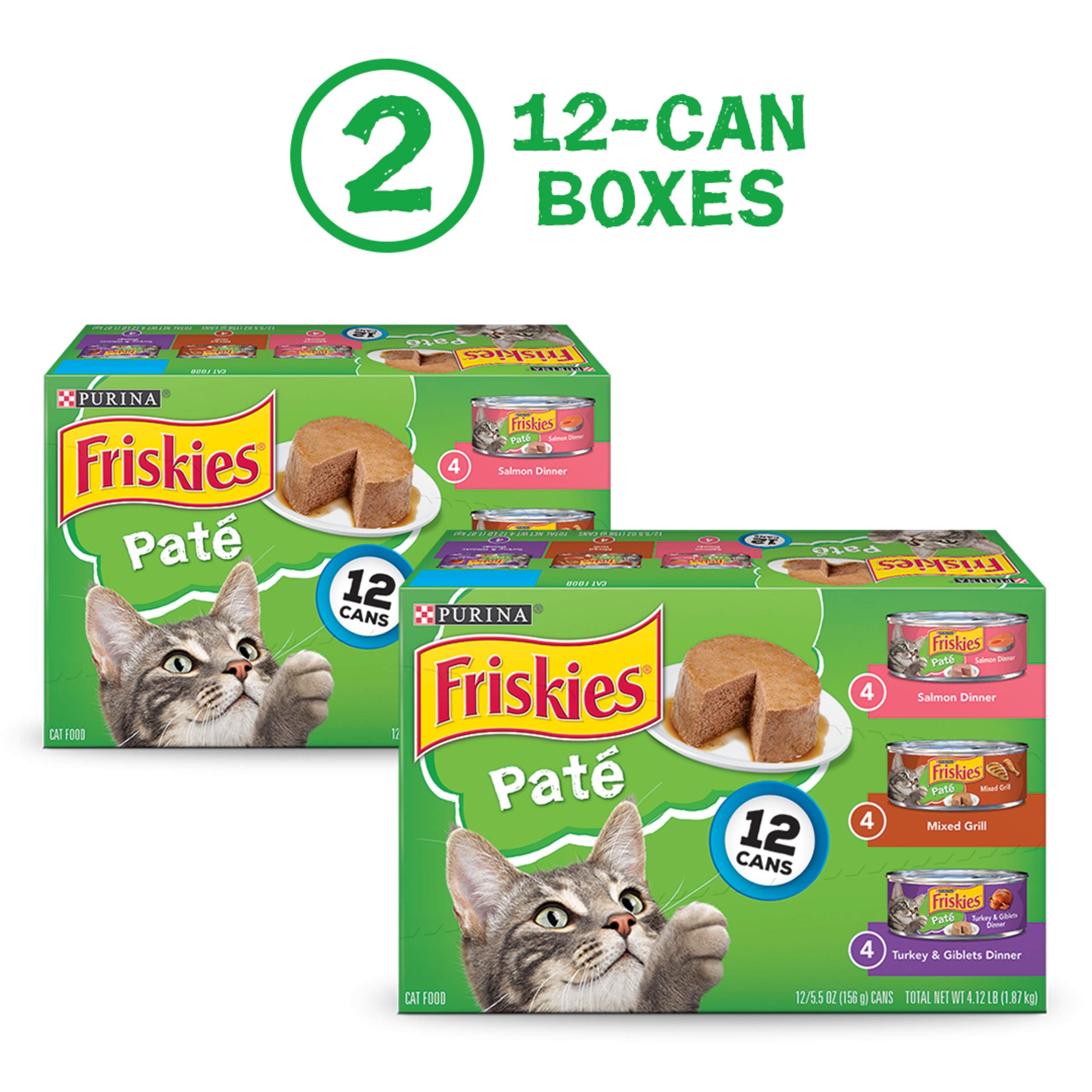 Friskies Pâté Dinde Abats Dîner : saveur variée pour l'appétit.