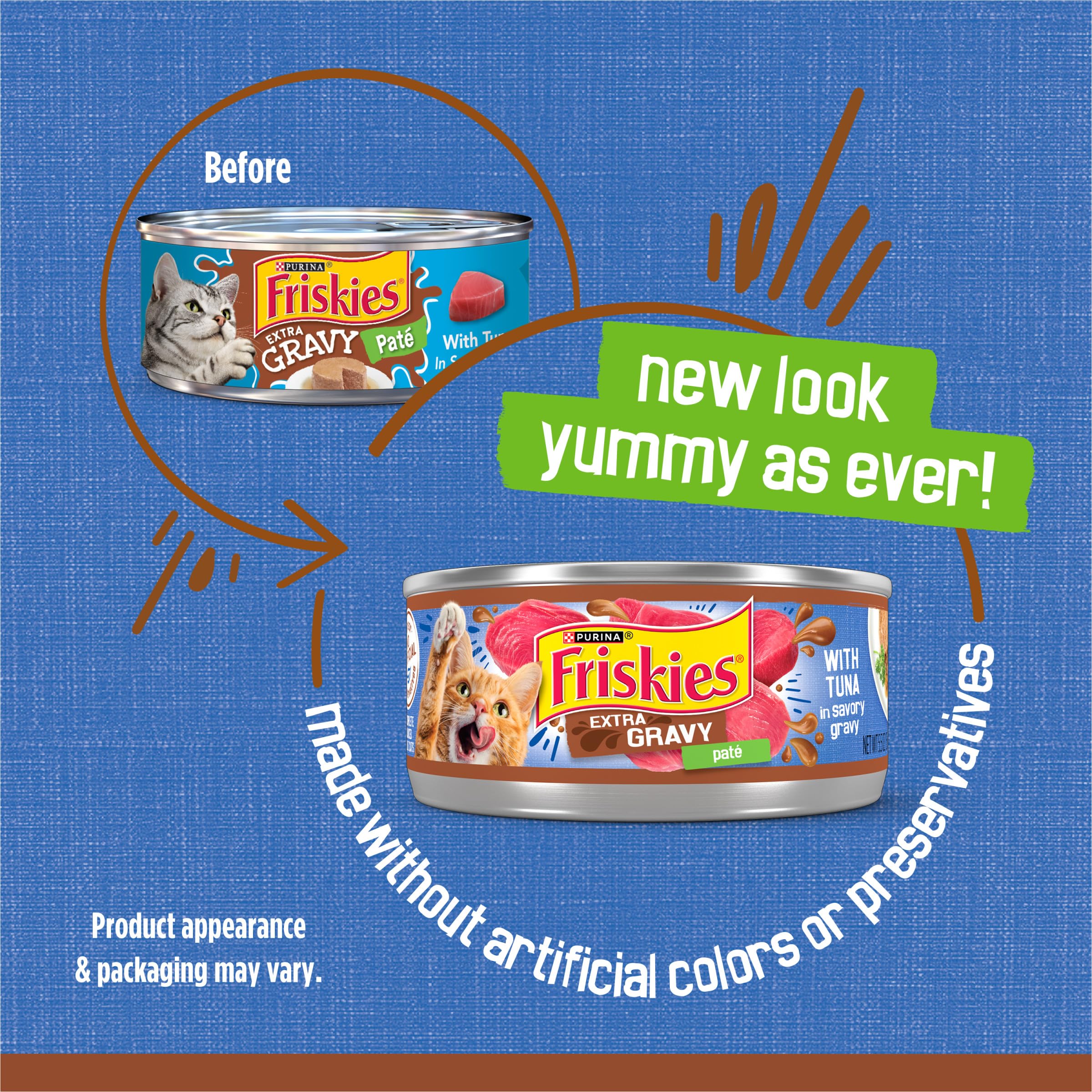 Purina Friskies Pâté au Thon, sauce onctueuse, boîte à languette pour service pratique