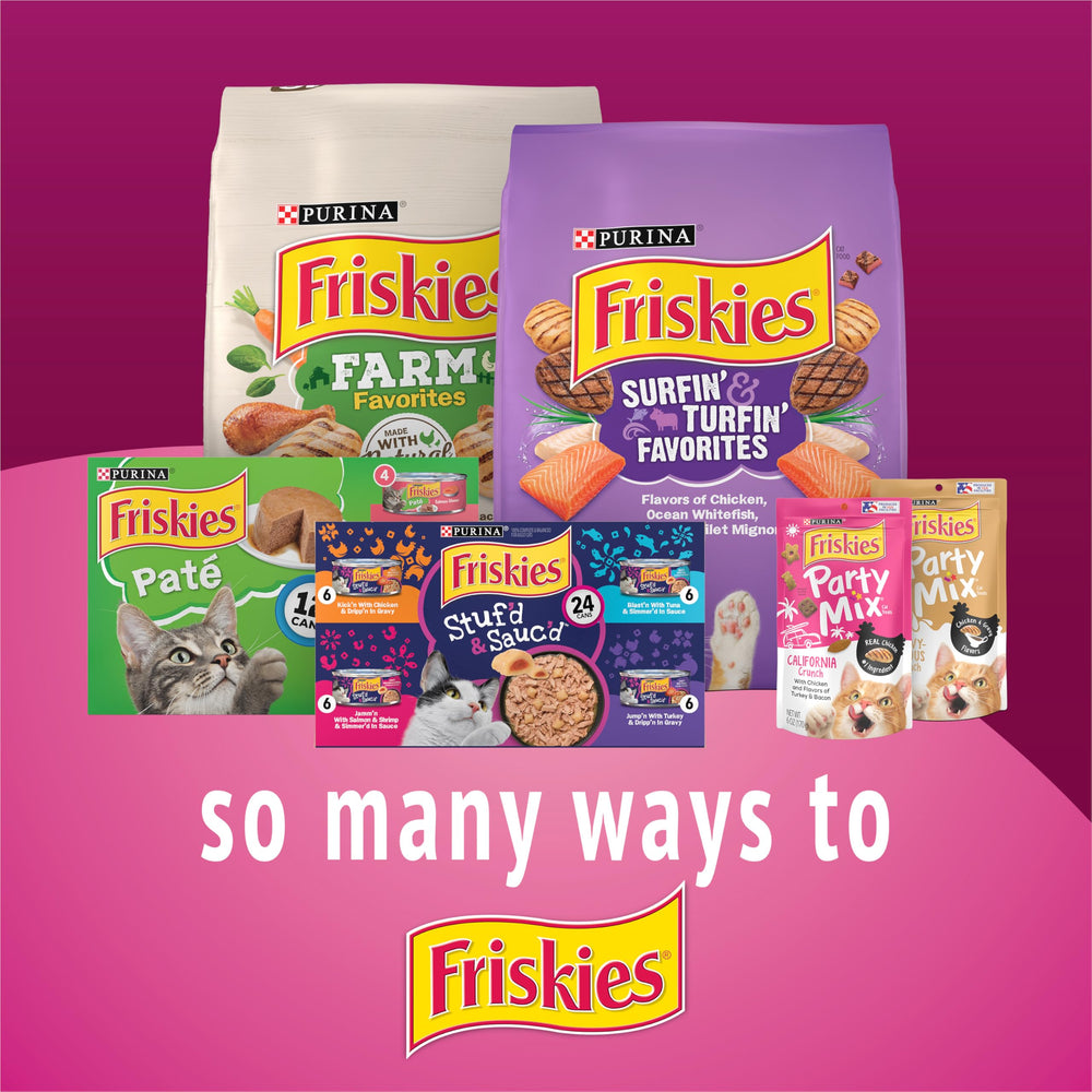 Friskies Playfuls – croquant attrayant pour les sens du chat.