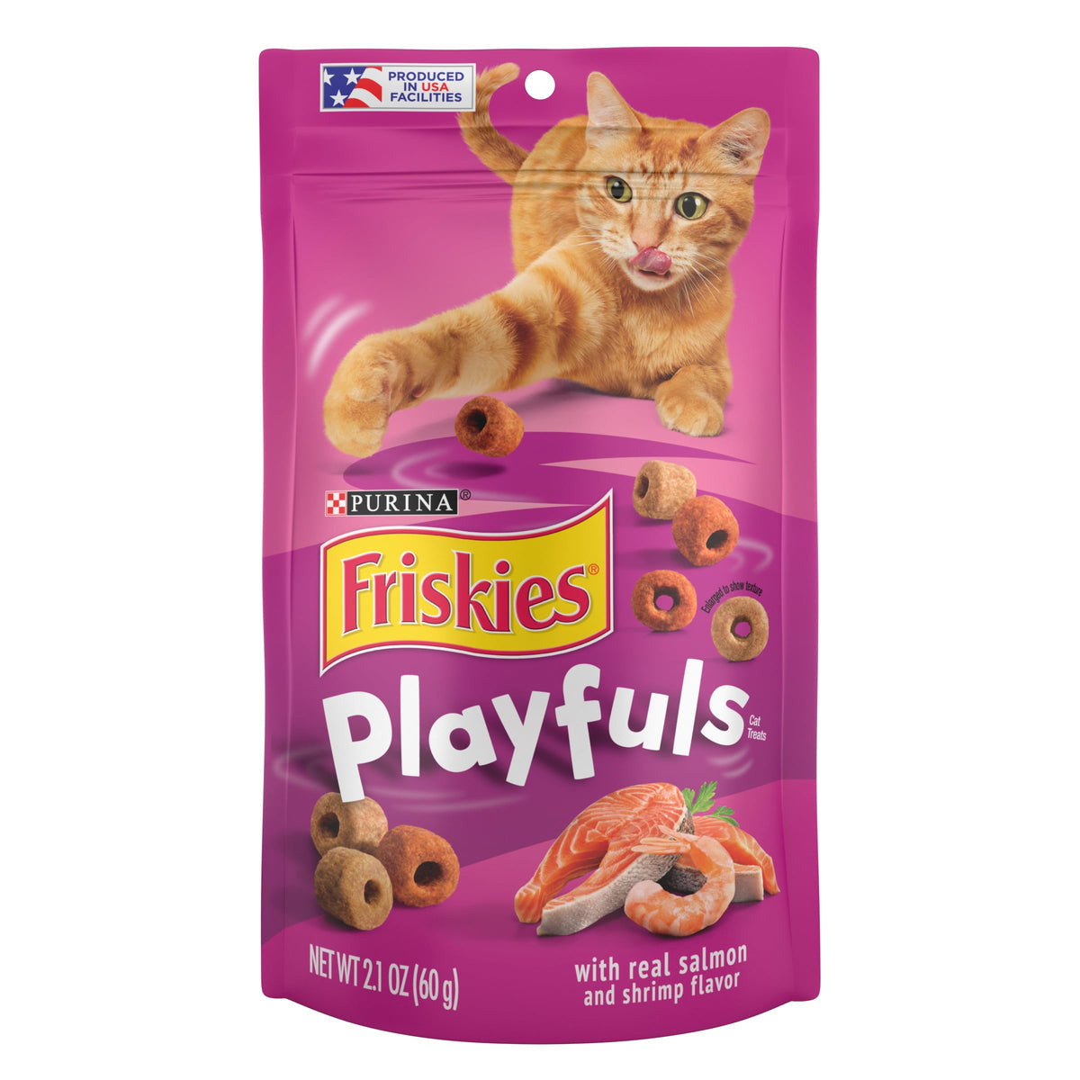 Friskies Playfuls – forme unique stimule le jeu du chat.
