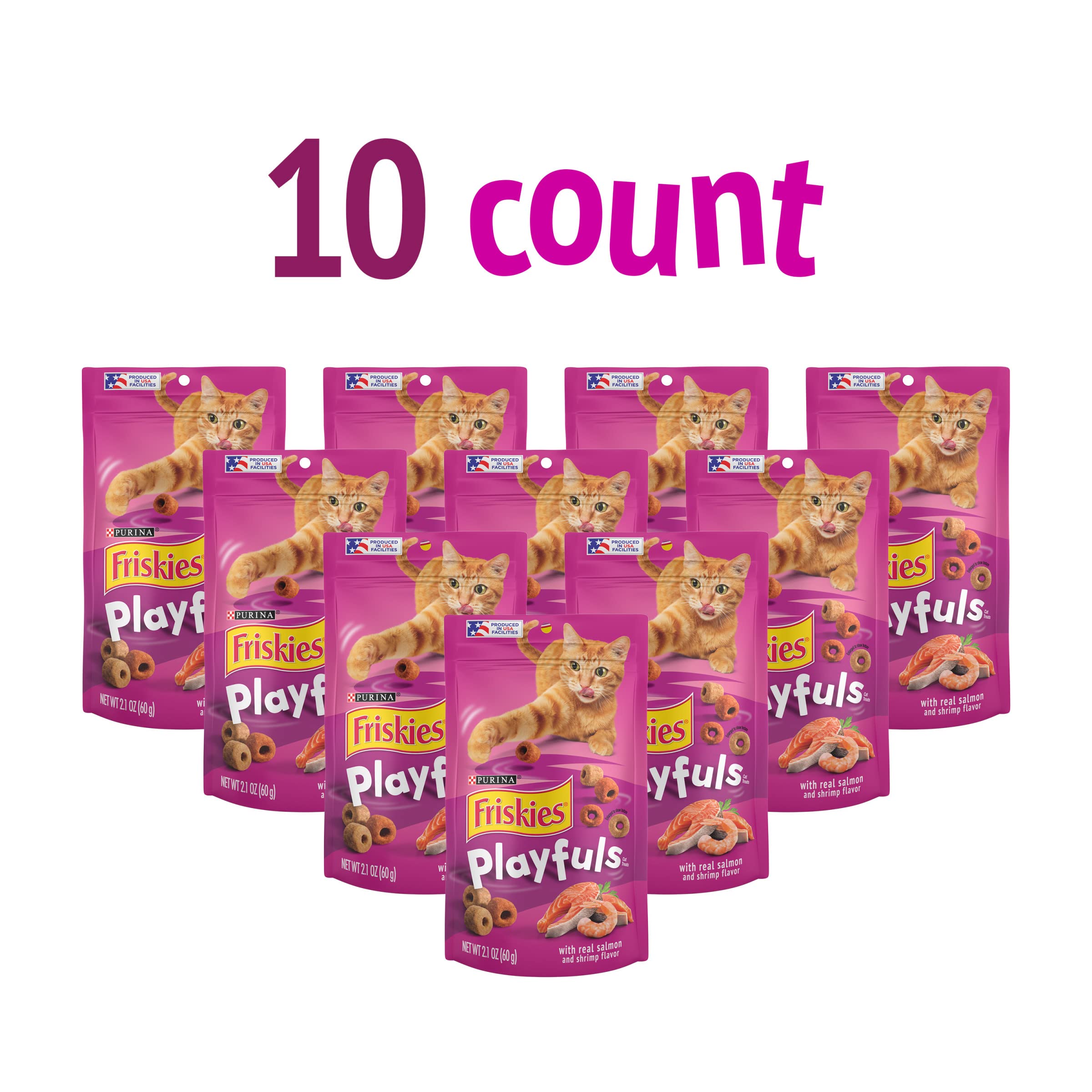 Friskies Playfuls – texture croquante pour attirer l'appétit du chat.