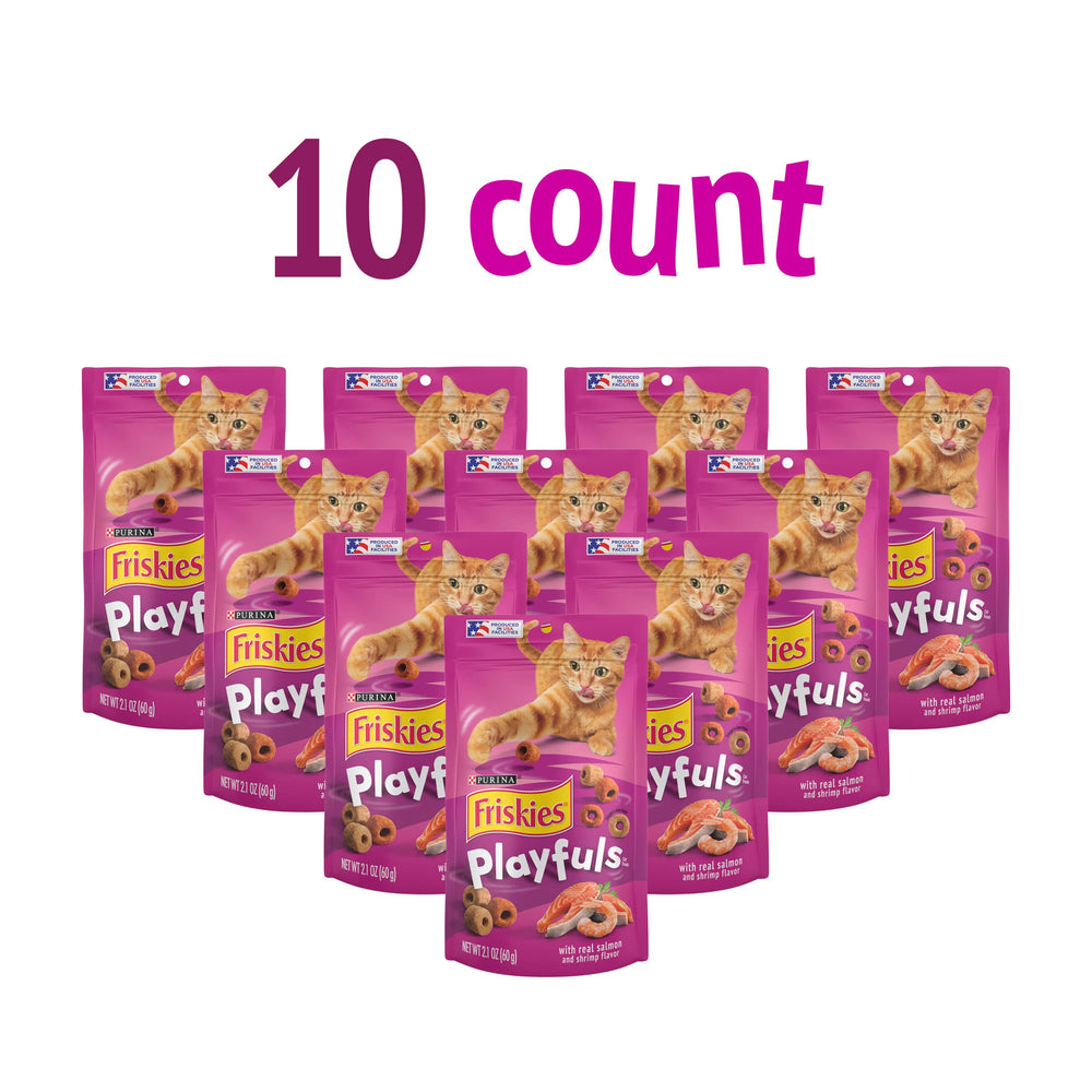 Friskies Playfuls – texture croquante pour attirer l'appétit du chat.