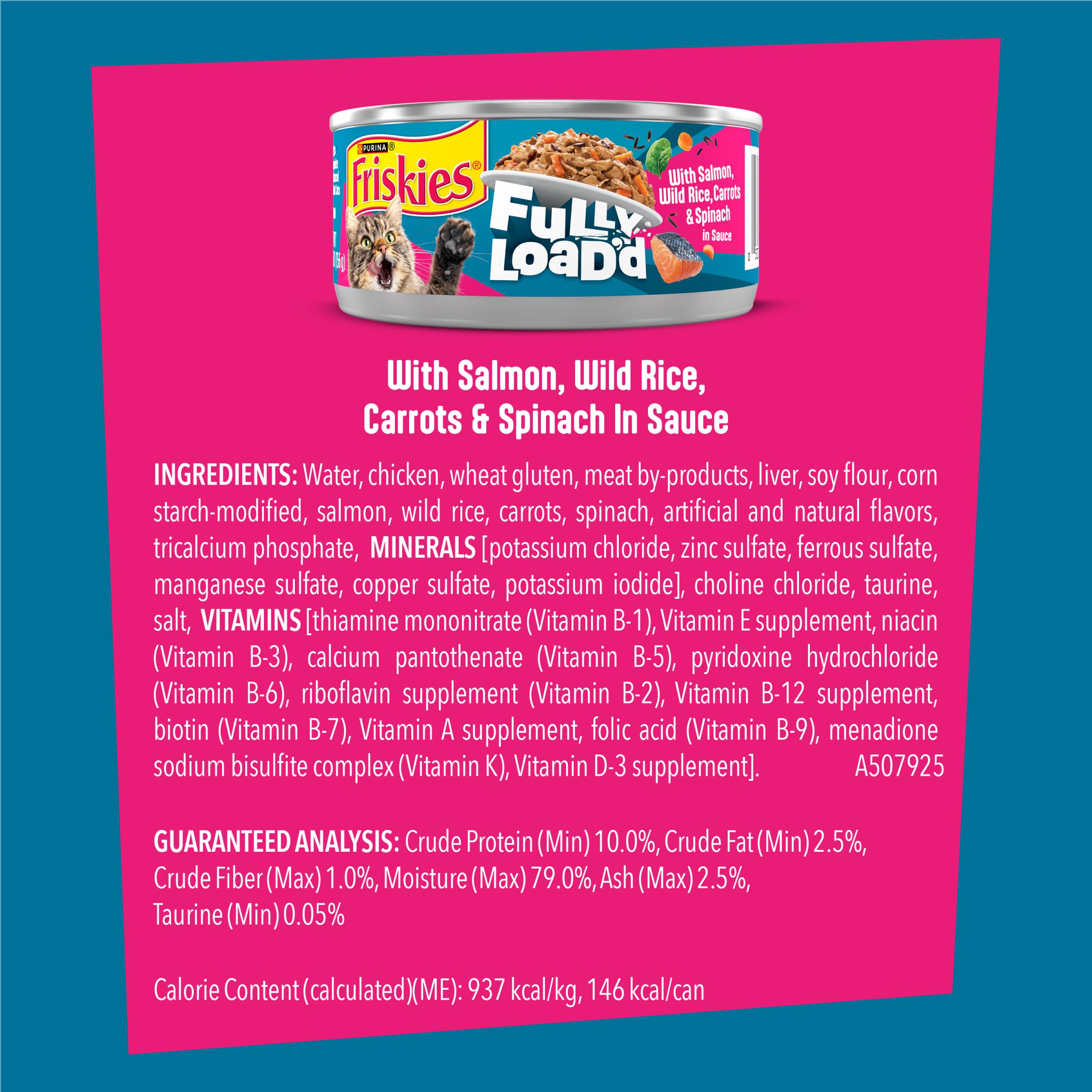Repas adulte Friskies Plein Charge saumon et riz pour variété alimentaire