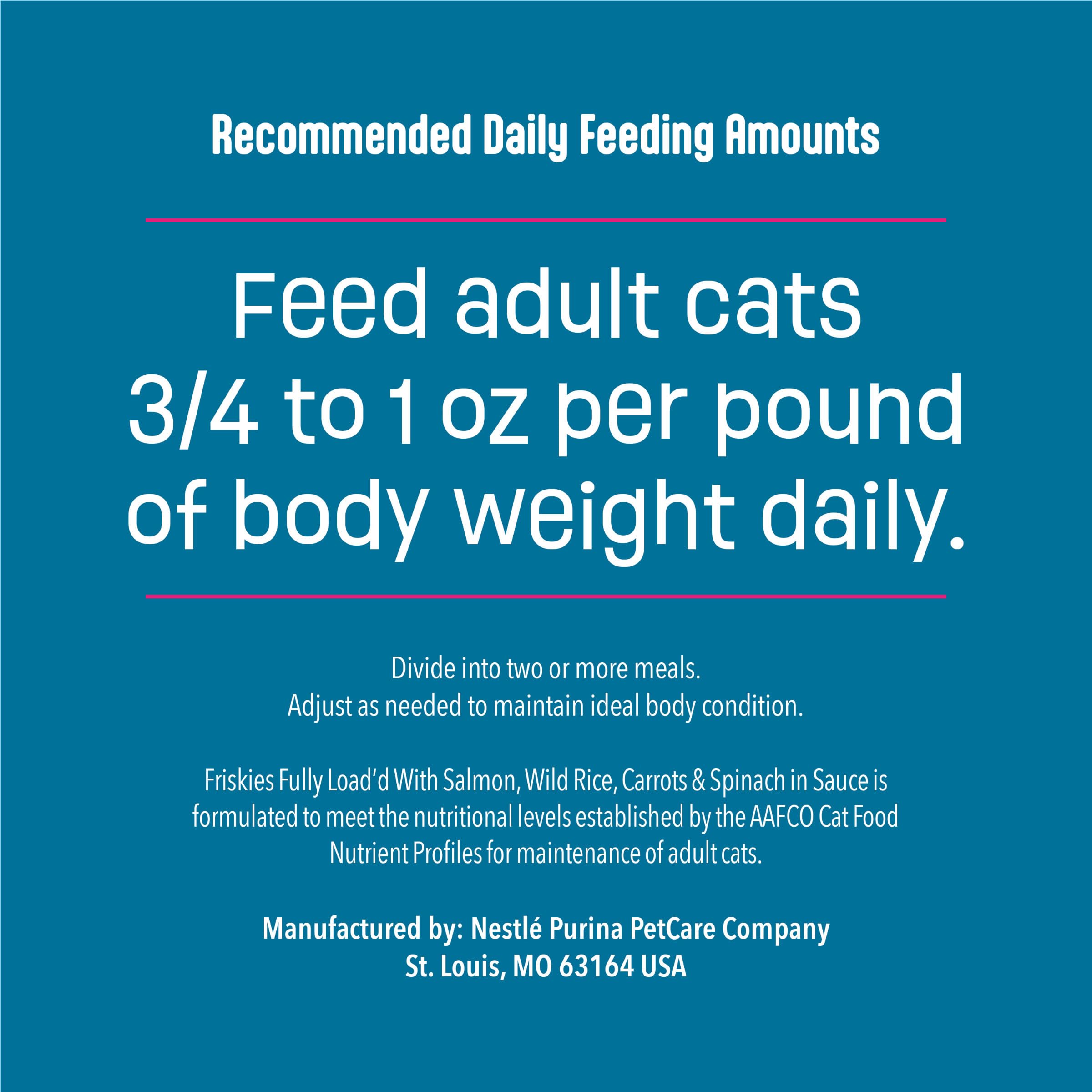 Profil nutritionnel équilibré Friskies Plein Charge en conserve