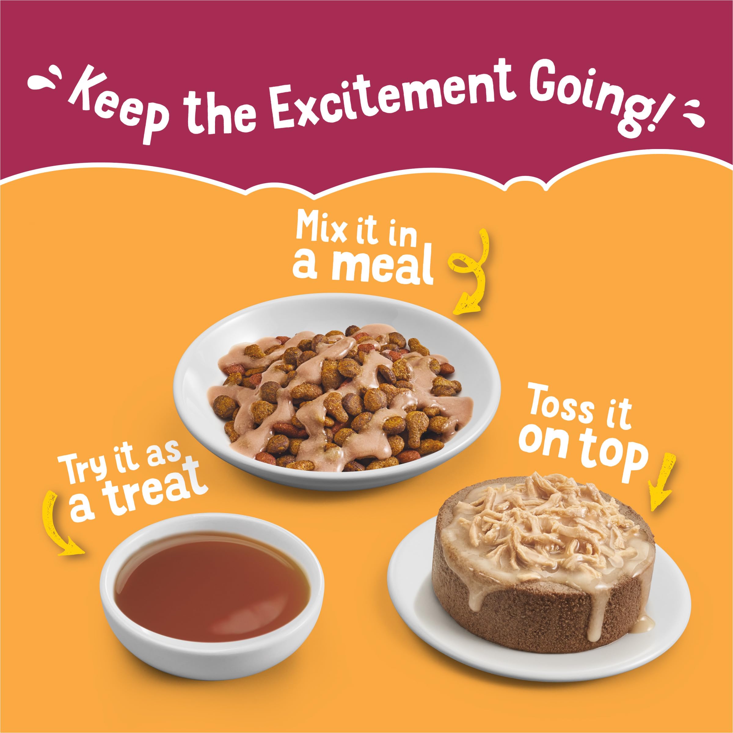Friskies Poulet Favoris petits morceaux chat: texture tendre en croquettes