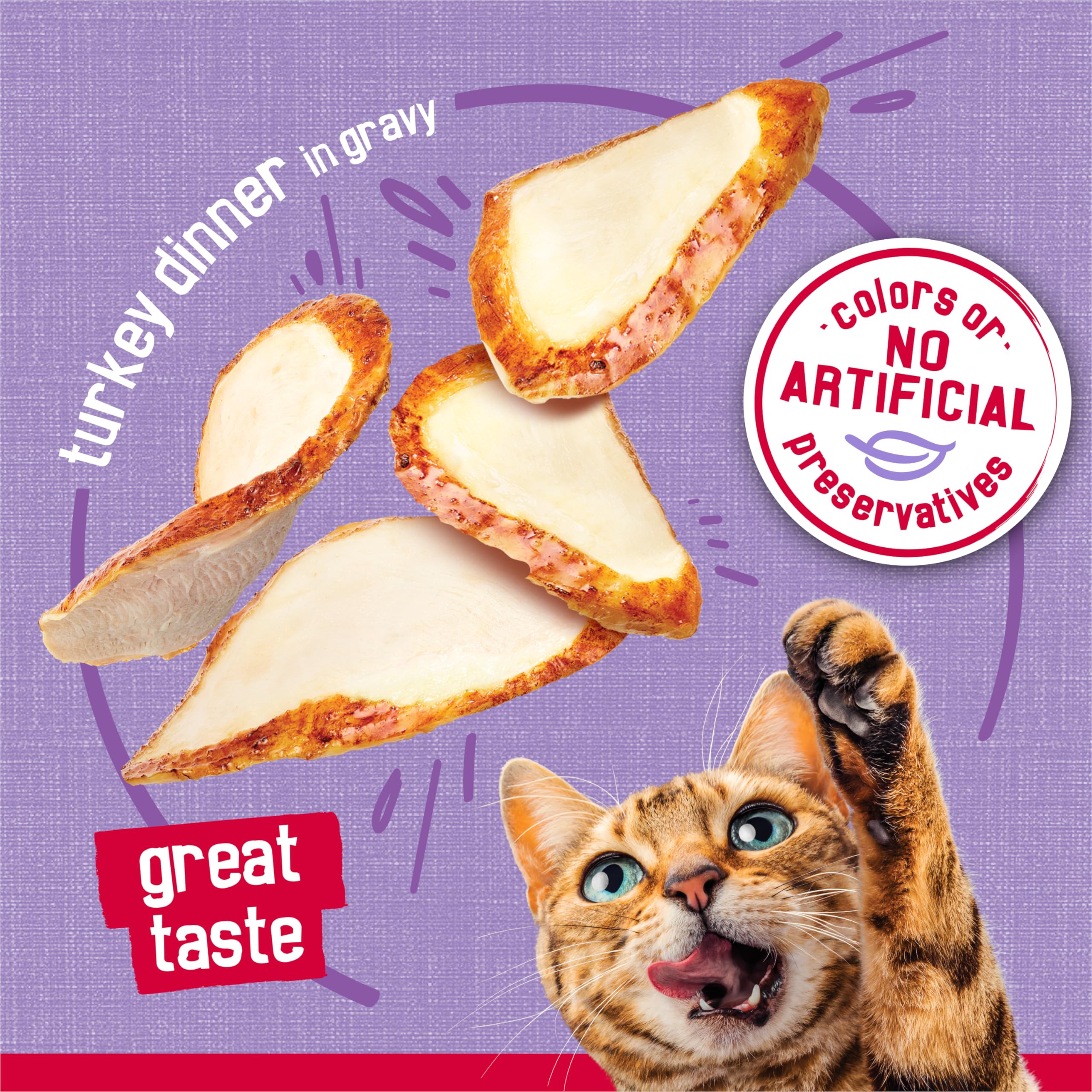 Friskies Prime Filets Dinde Diner emballage recyclable.