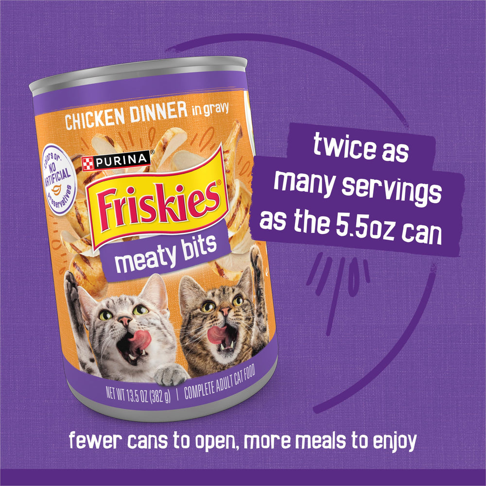 Purina Friskies Repas quotidiens adaptés à plusieurs chats à domicile.