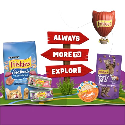 Friskies Lil’ Shakes, purée lisse à lécher et apprécier.