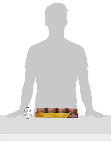 Friskies Shreds saumon dans sauce crème, sauce onctueuse qui stimule l'appétit.