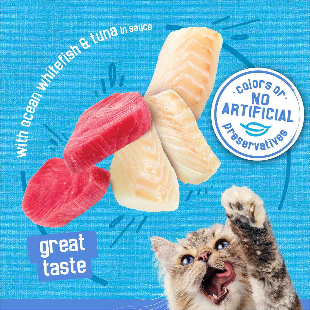 Friskies Shreds fabriqué aux États‑Unis: contrôle qualité Purina.