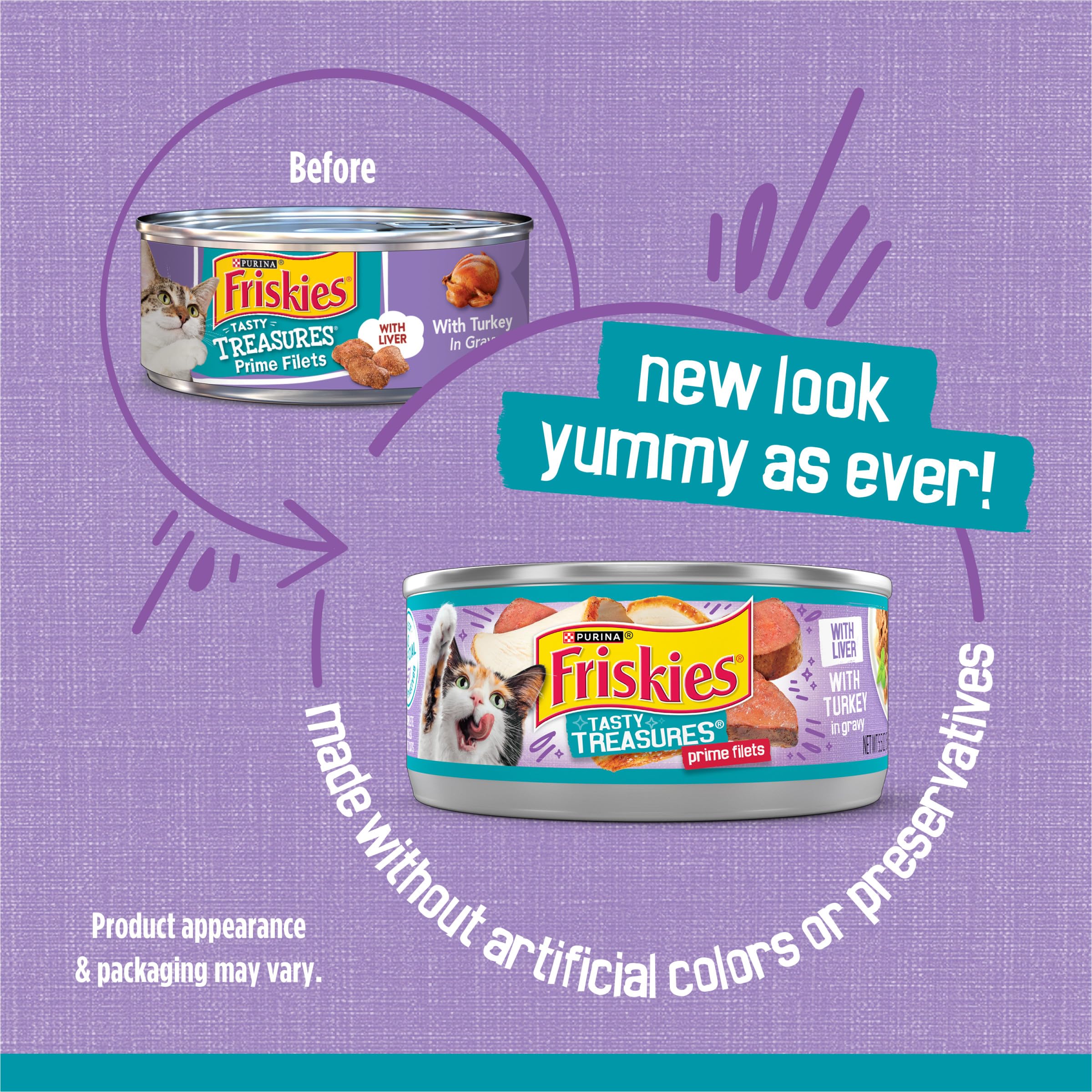 Morceaux tendres en sauce Friskies Tasty Treasures pour chat adulte