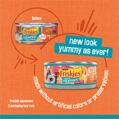 Morceaux tendres de poulet et thon en sauce pour chat Friskies