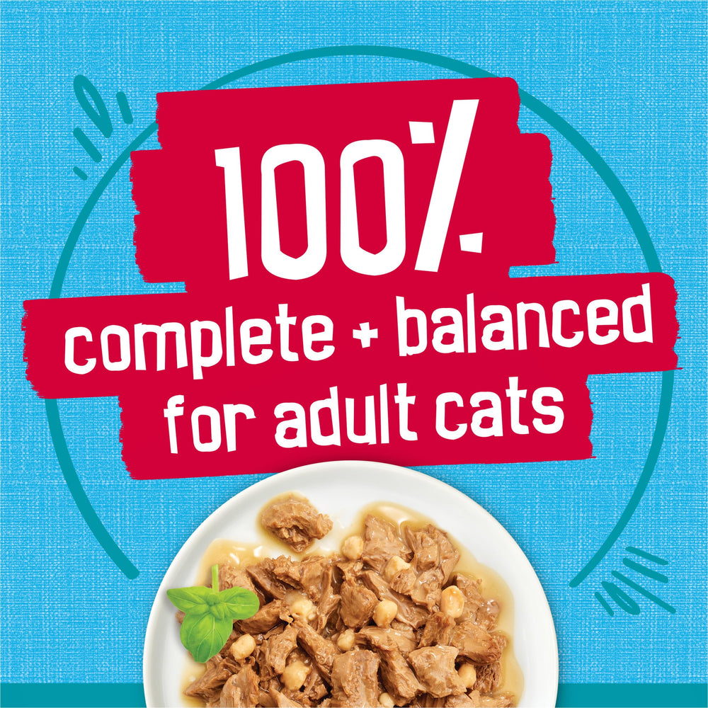 Sans colorants artificiels ni conservateurs dans Friskies Tasty Treasures