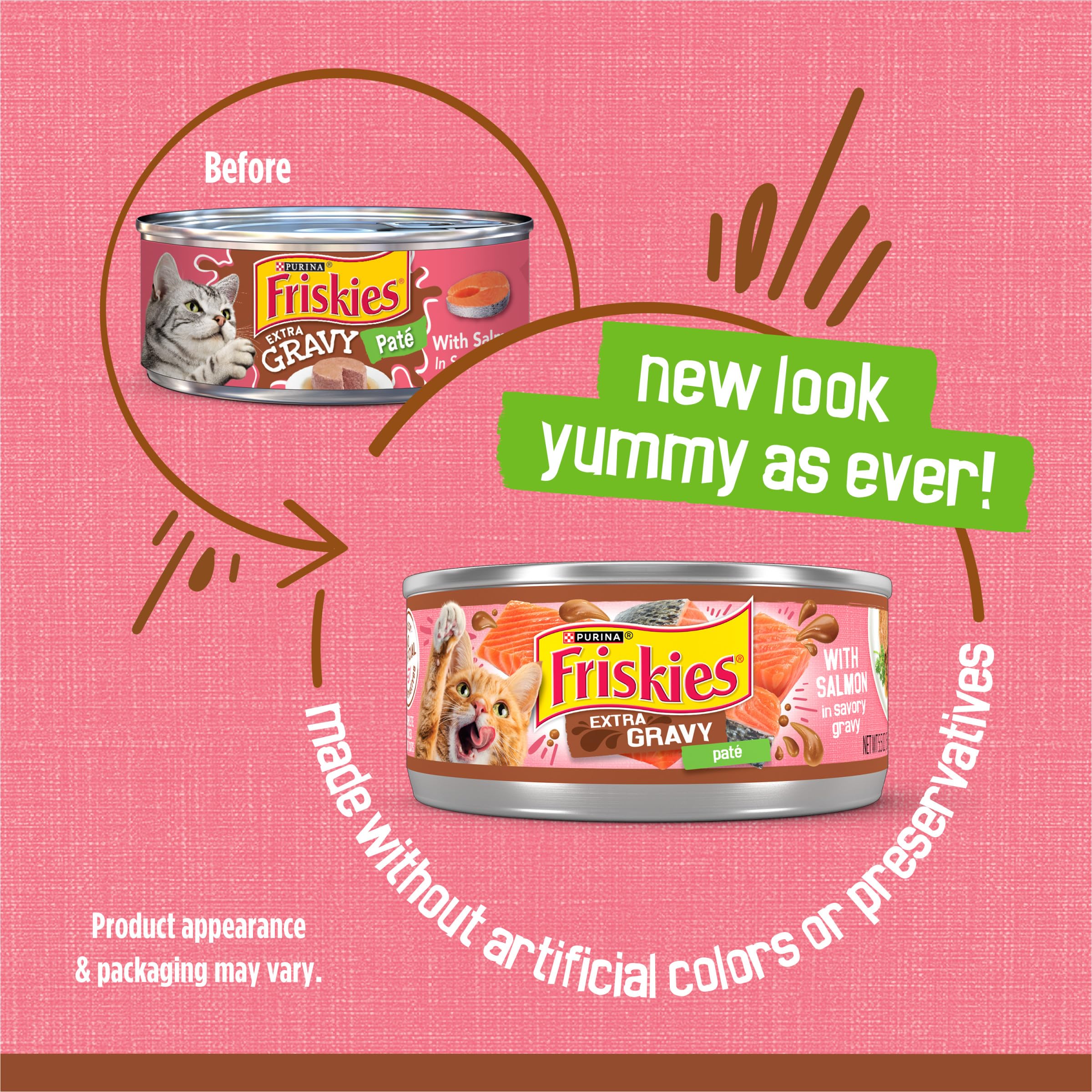 Friskies texture pâte saumon: texture onctueuse idéale pour des repas faciles.
