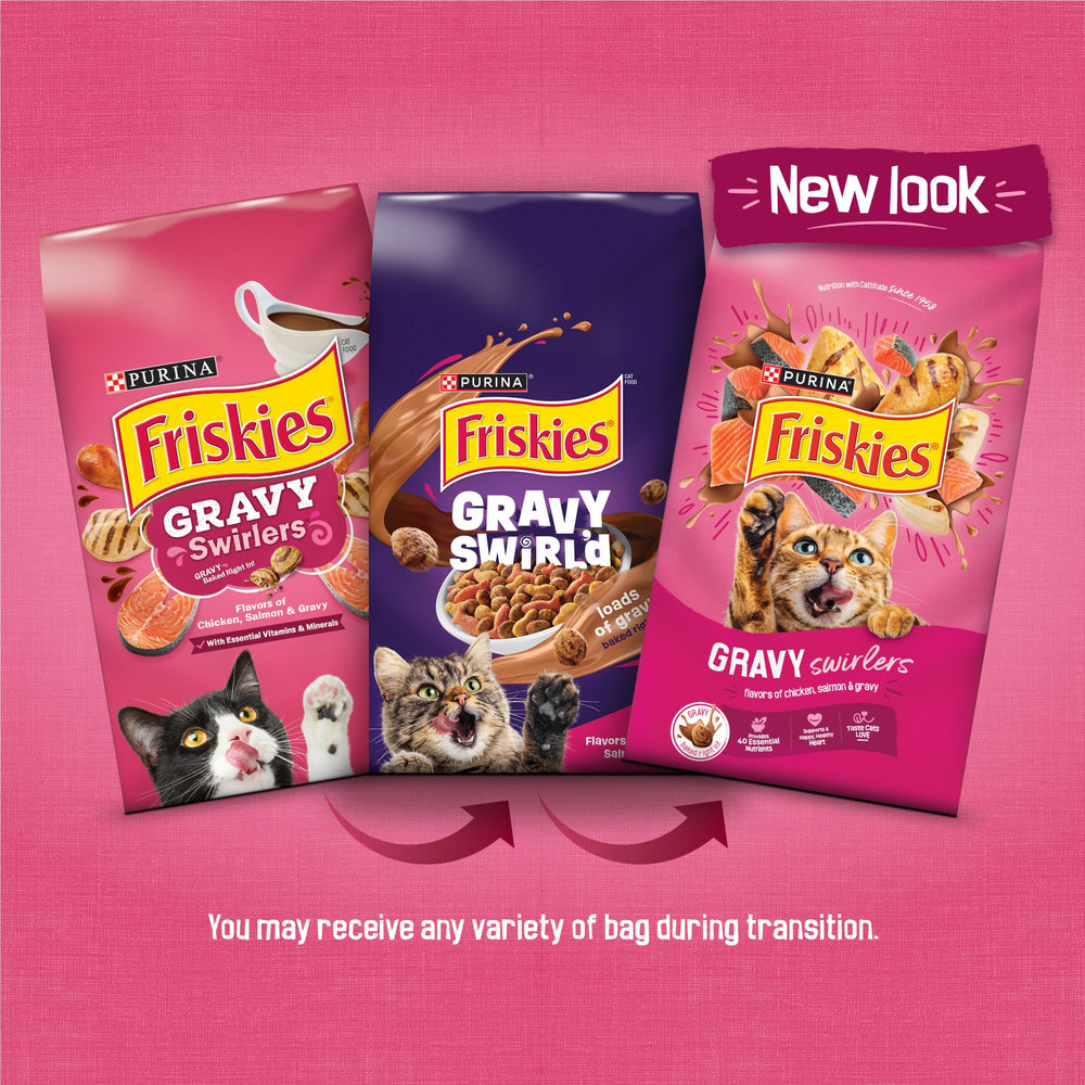 Friskies tourbillons-morceaux-en-sauce poulet-saumon: textures variées et appétence