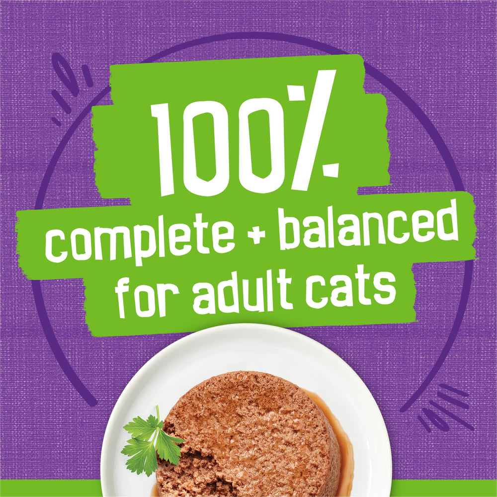 Friskies fabriqué aux États‑Unis dans des installations Purina et contrôlé.
