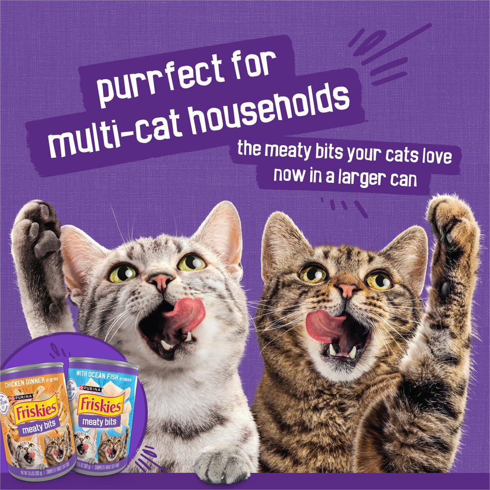 Purina Friskies Variété multi-chat pour plusieurs félins à la maison.