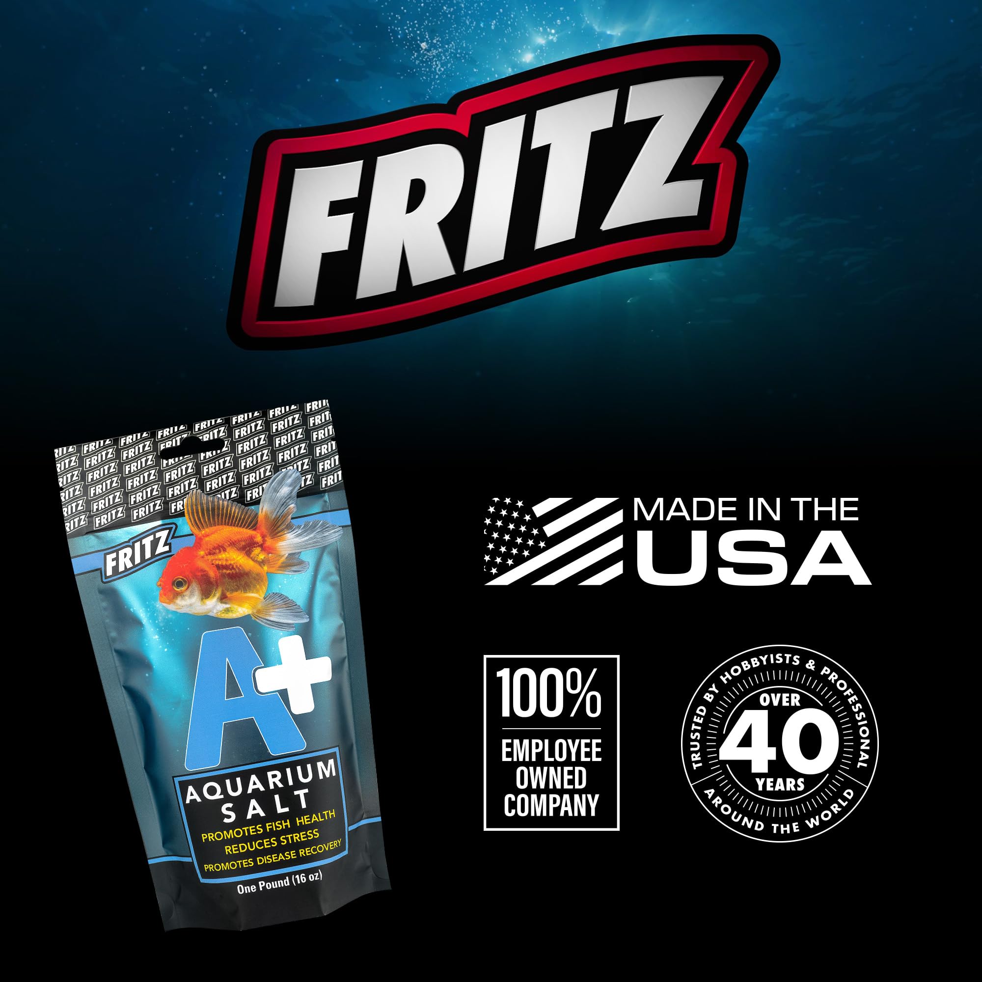 Fritz Aquatics A+ Sel: aide possible à l'osmoregulation pour eau stable