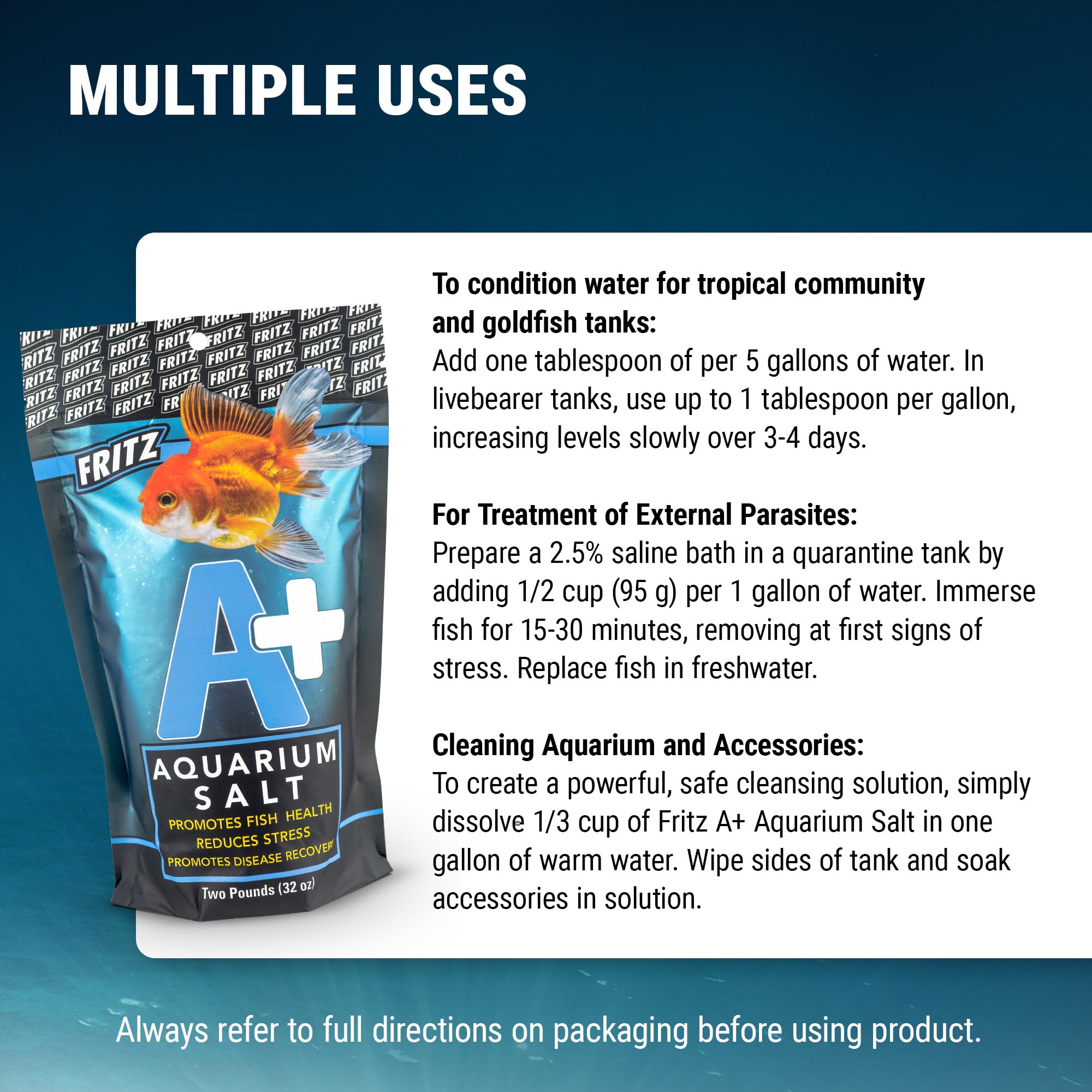 Fritz Aquatics amelioration-general-sante-poisson: peut soutenir le bien-être général.