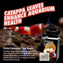 Fritz Aquatics Betta Botanicals : insertion facile dans petit filtre sans désordre.
