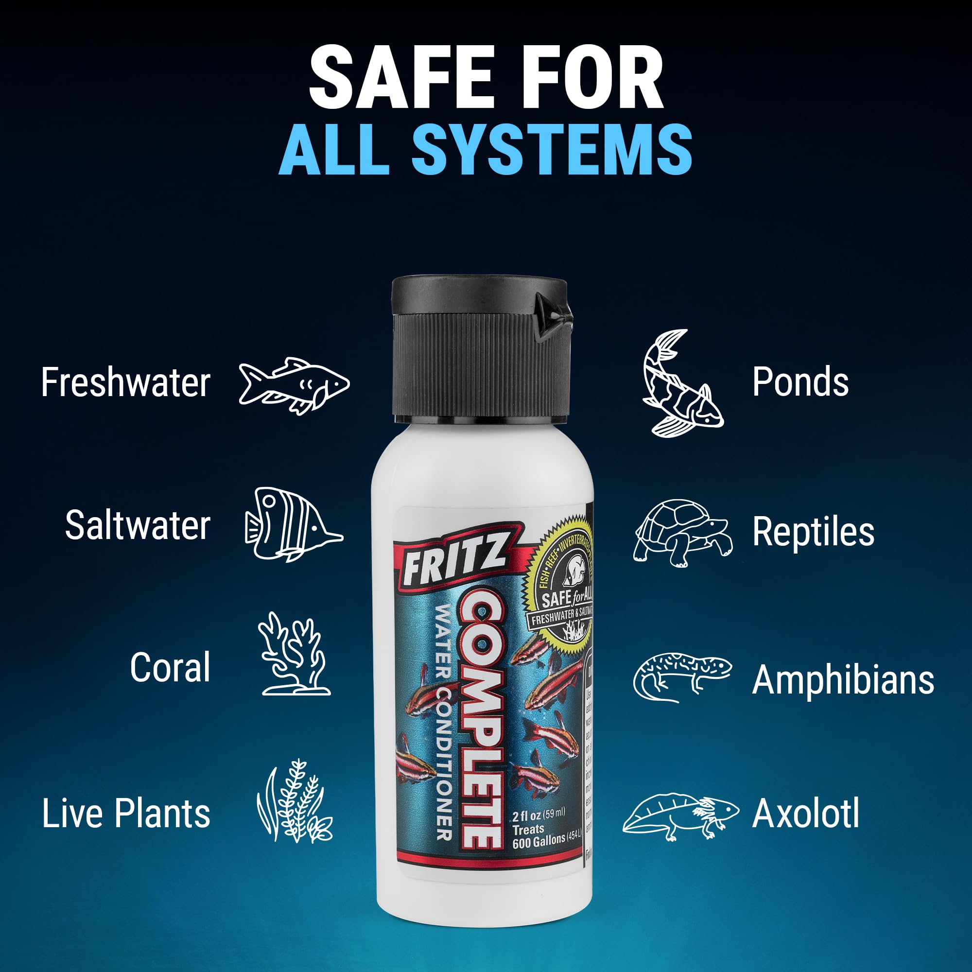 Fritz Aquatics Complete – application directe dans l’aquarium pour une utilisation simple