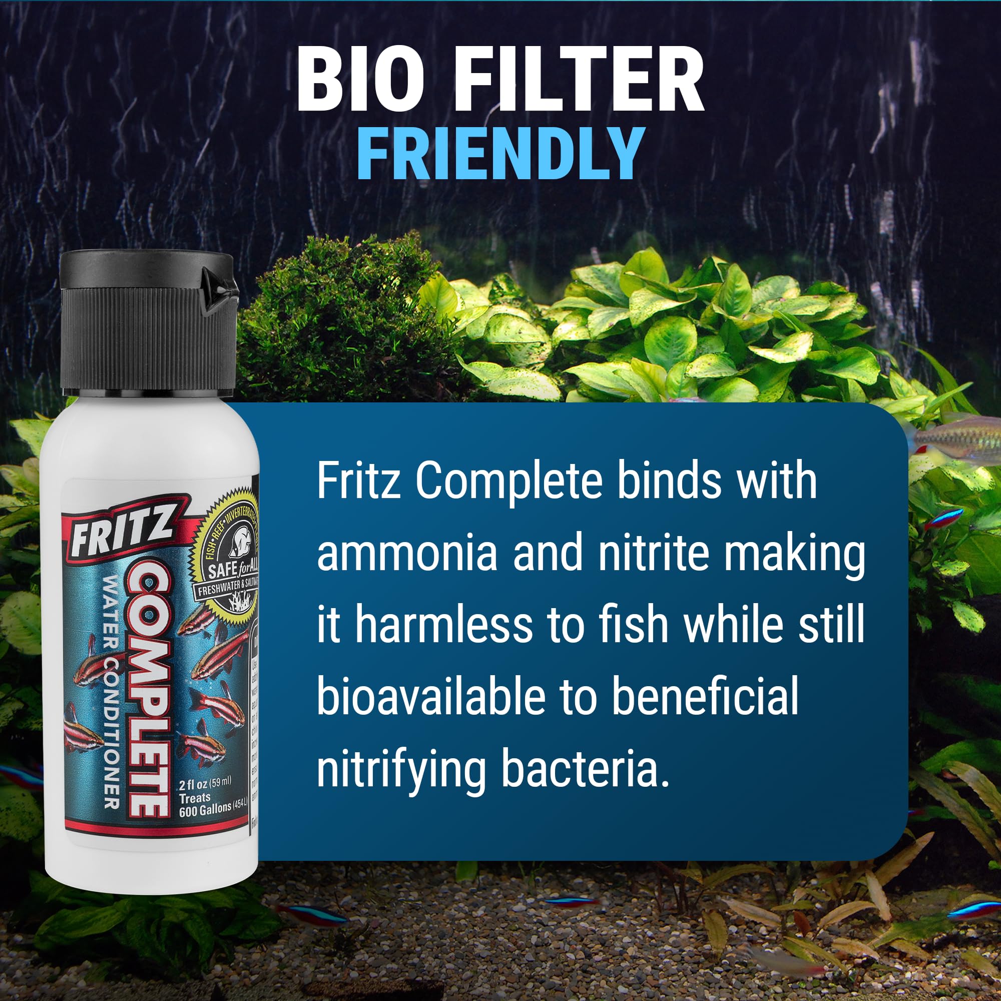 Fritz Aquatics Complete – compatible avec le biofiltre et les bactéries bénéfiques