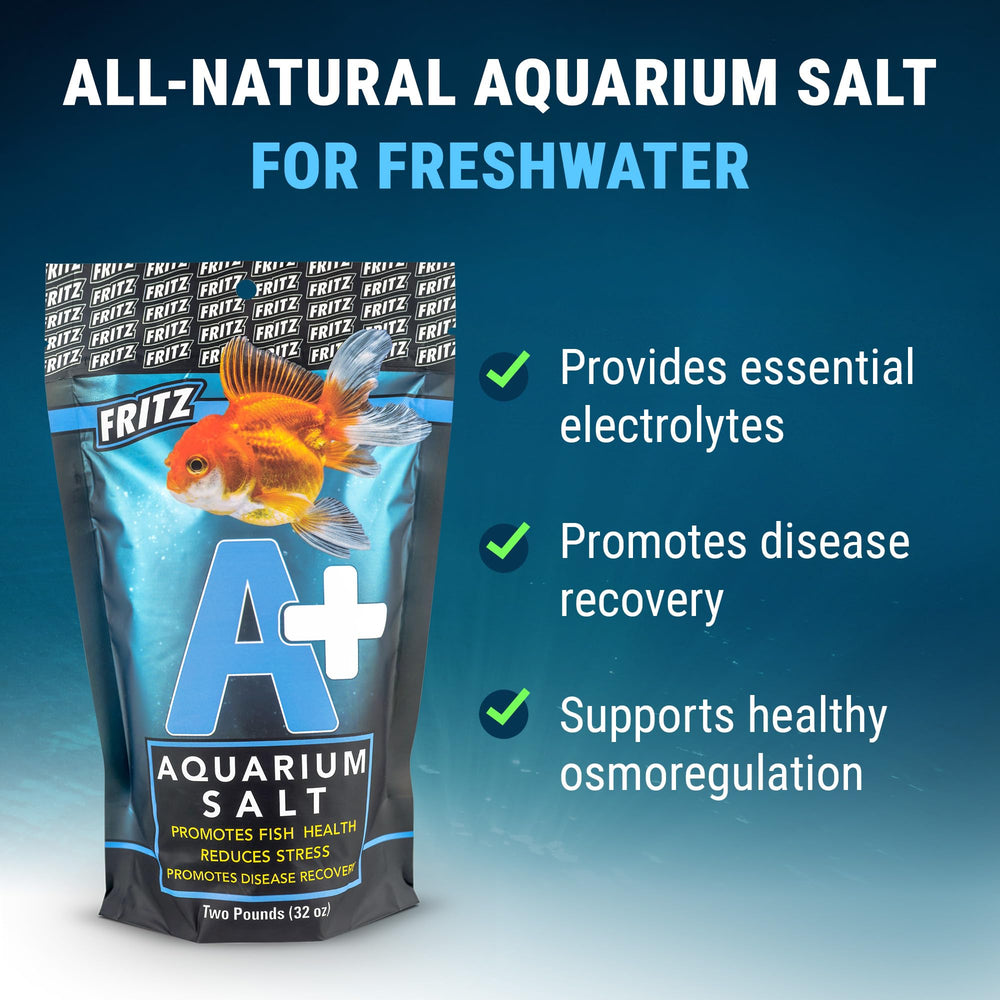 Fritz Aquatics electrolytes-eau-douce: soutient l’absorption d’oxygène des poissons.