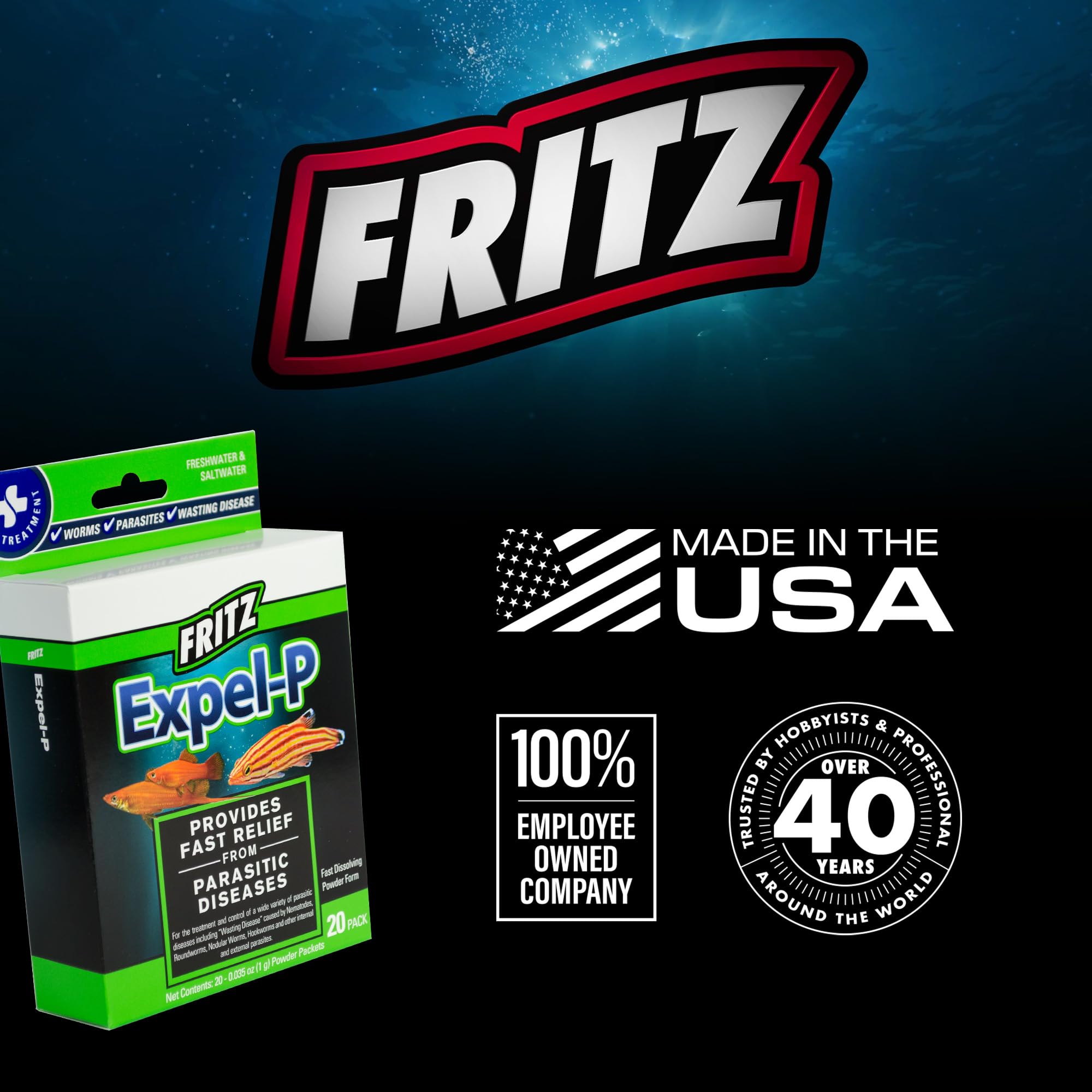 Fritz Expel-P emballage protégé, stockage sûr et propre.