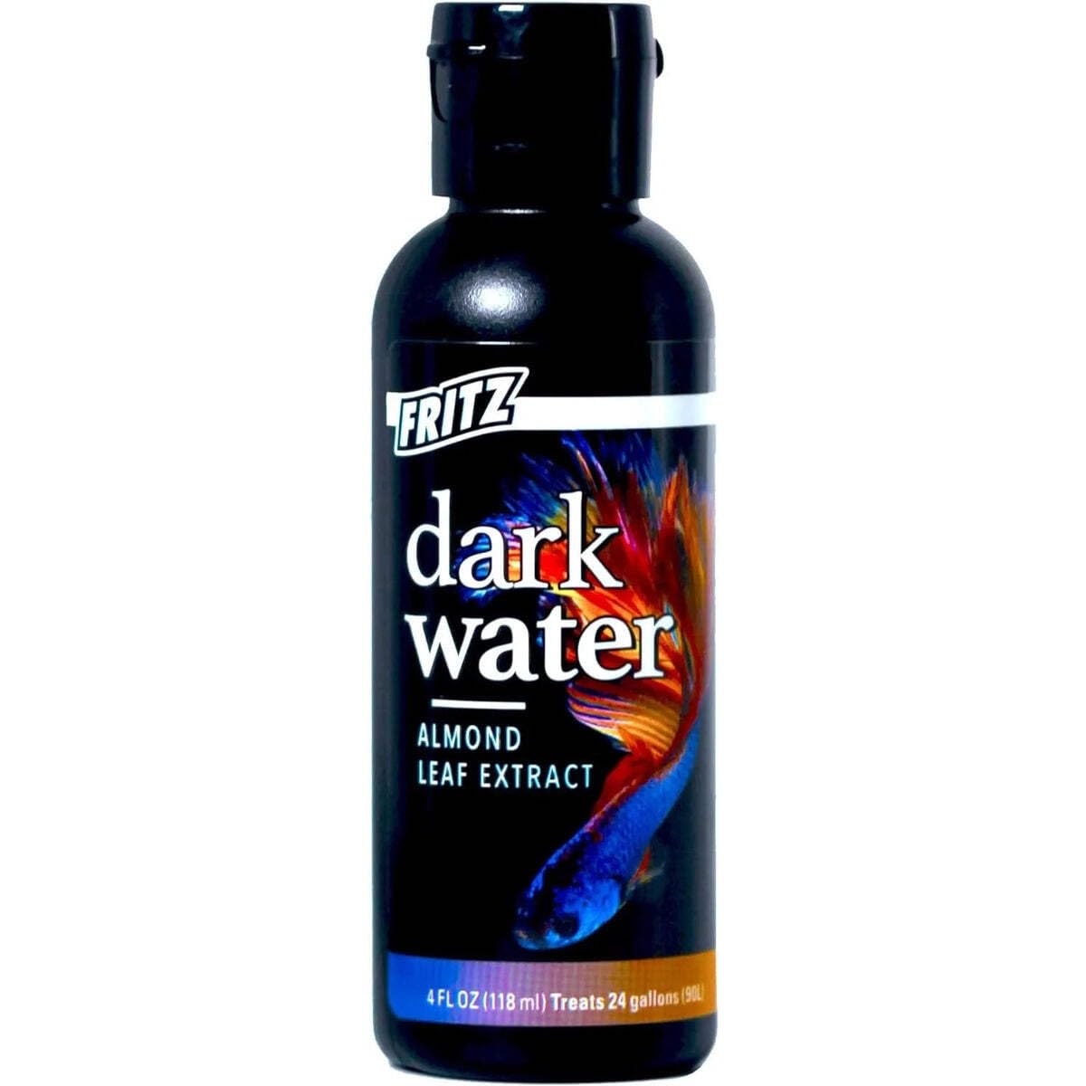 Fritz Aquatics Extrait feuilles amandier indien pour eau noire, améliore l'habitat des bettas.