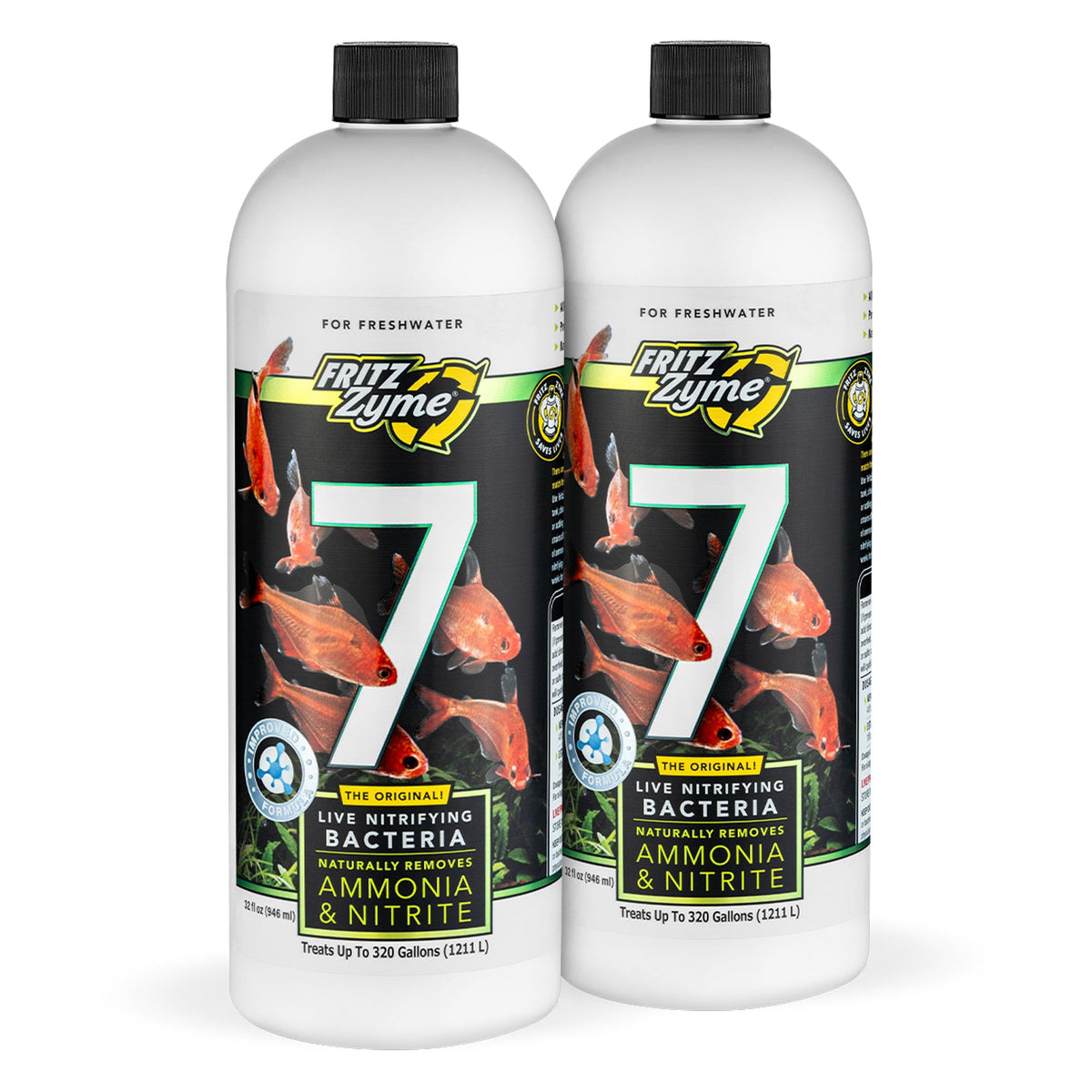 FritzZyme 7: bouteille avec bactéries nitrifiantes vivantes pour démarrage rapide du cycle
