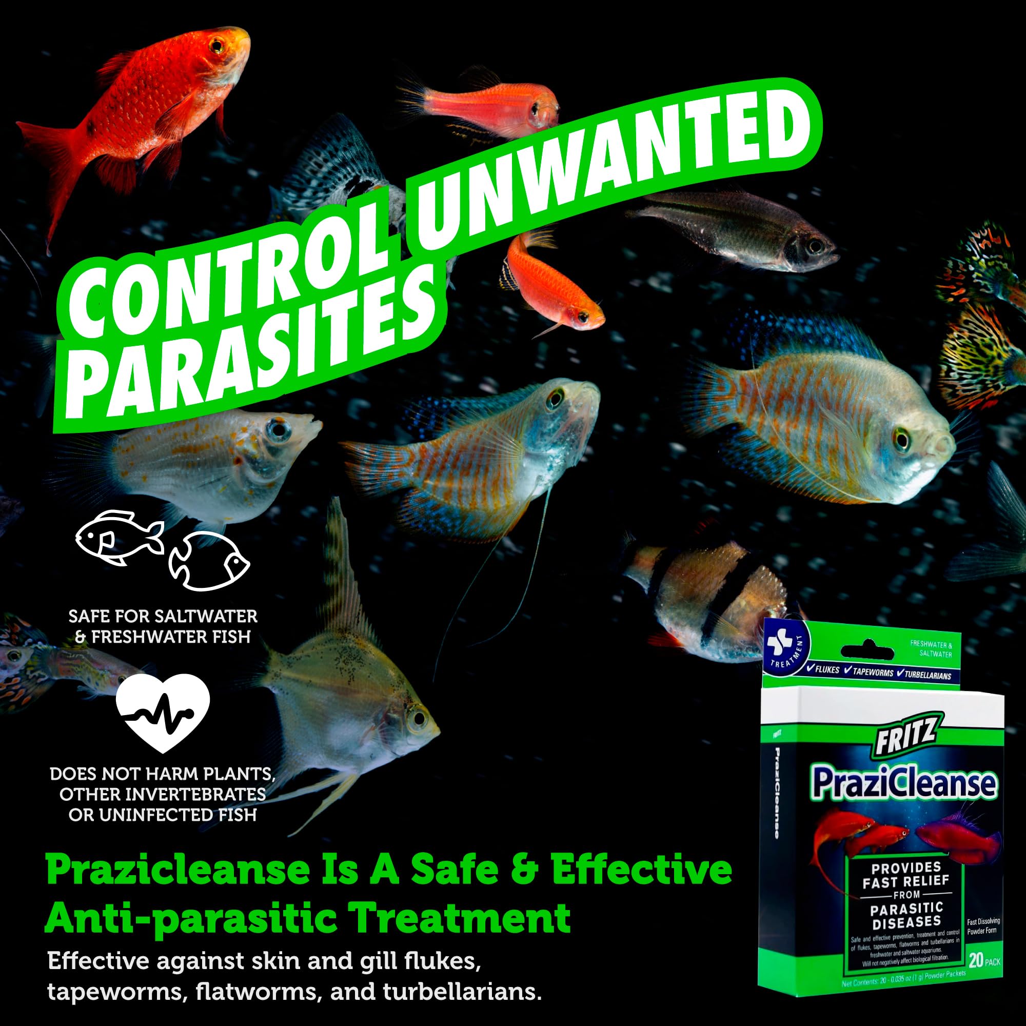 Dosage précis avec Fritz PraziCleanse pour soins ponctuels.