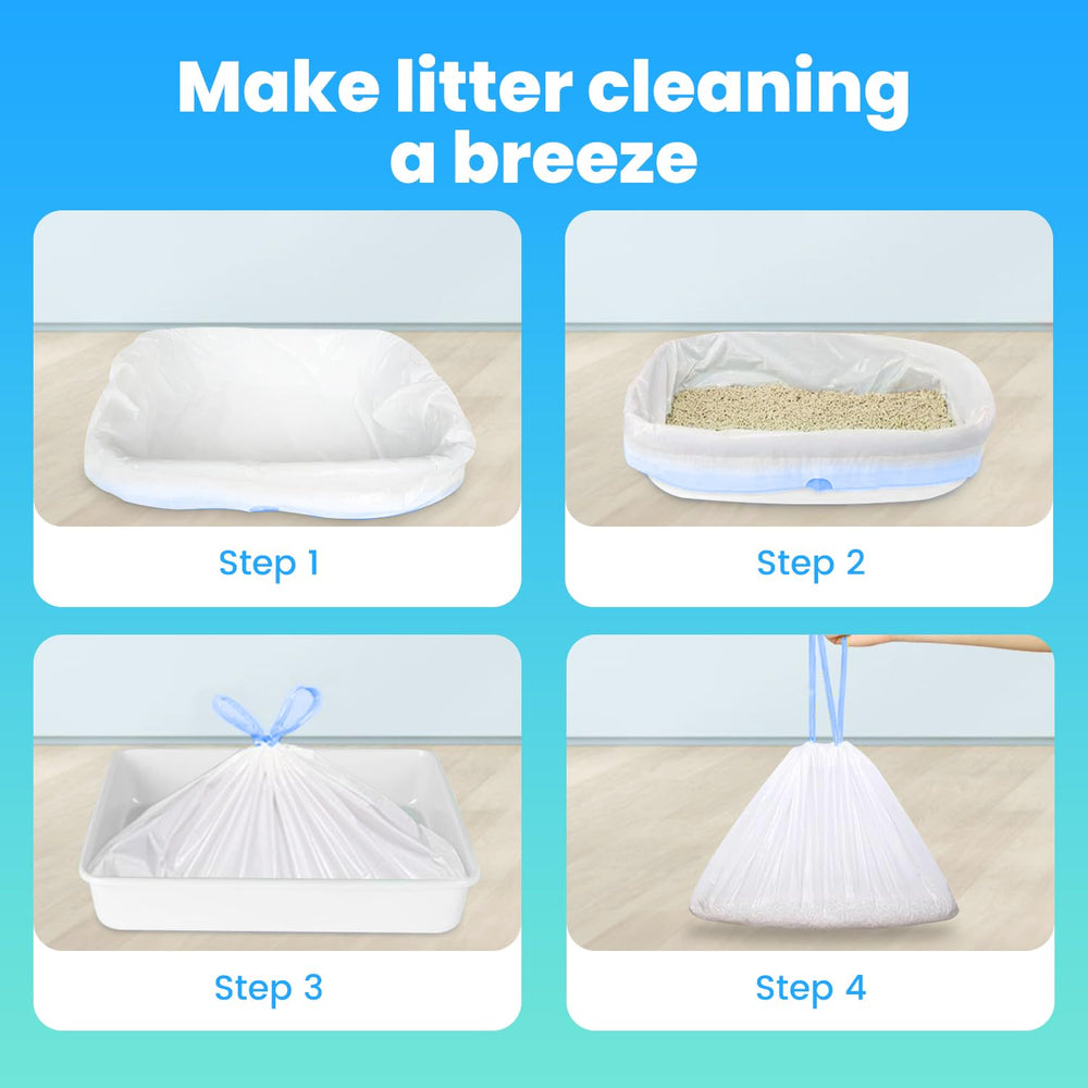 Parfait pour multi-chats, sacs Frnoip pour des changements moins fréquents.