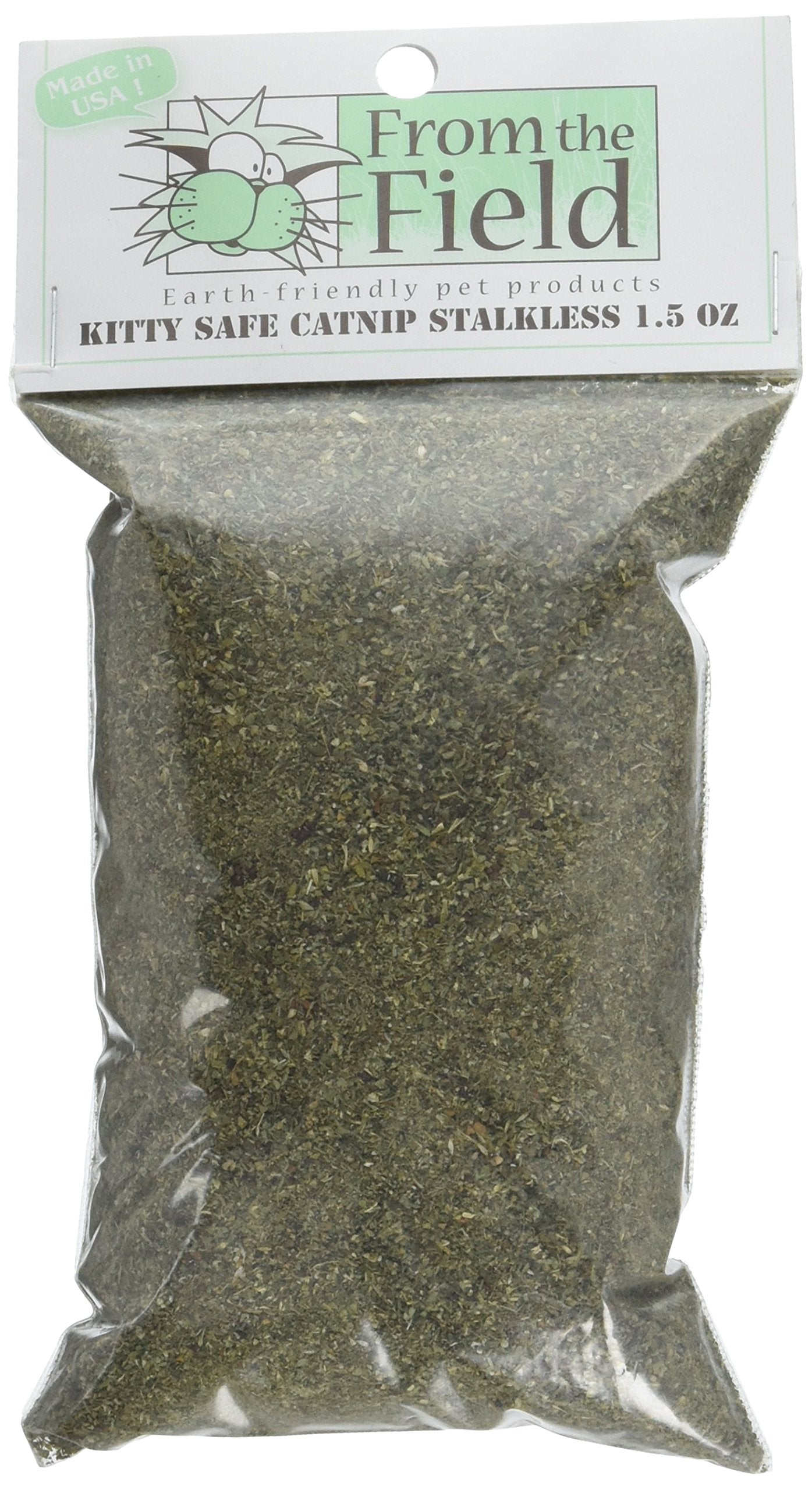 From The Field Catnip : poudre fine sans tige dans un sac, parfait pour remplissage de jouets