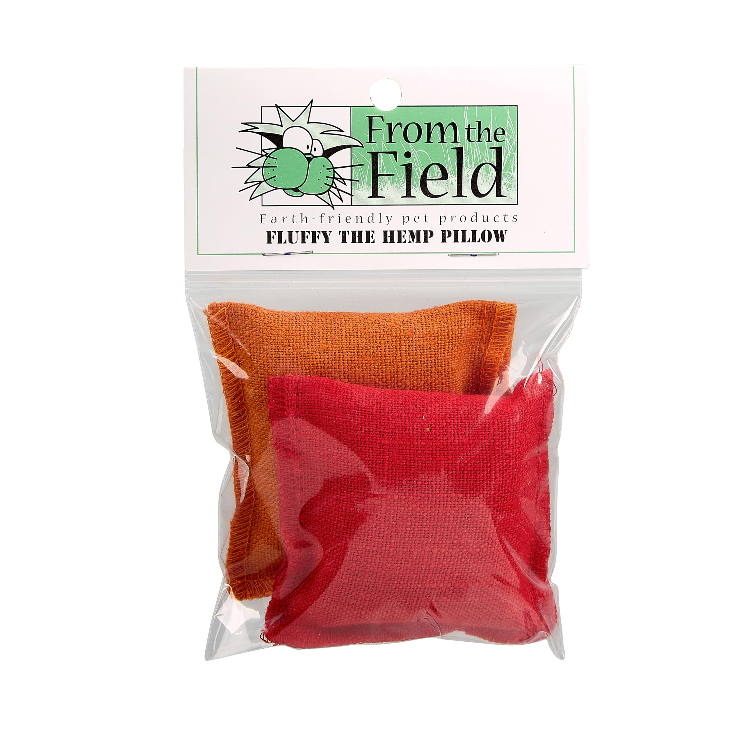 From The Field oreiller peluche cataire chanvre duveteux pour le jeu durable