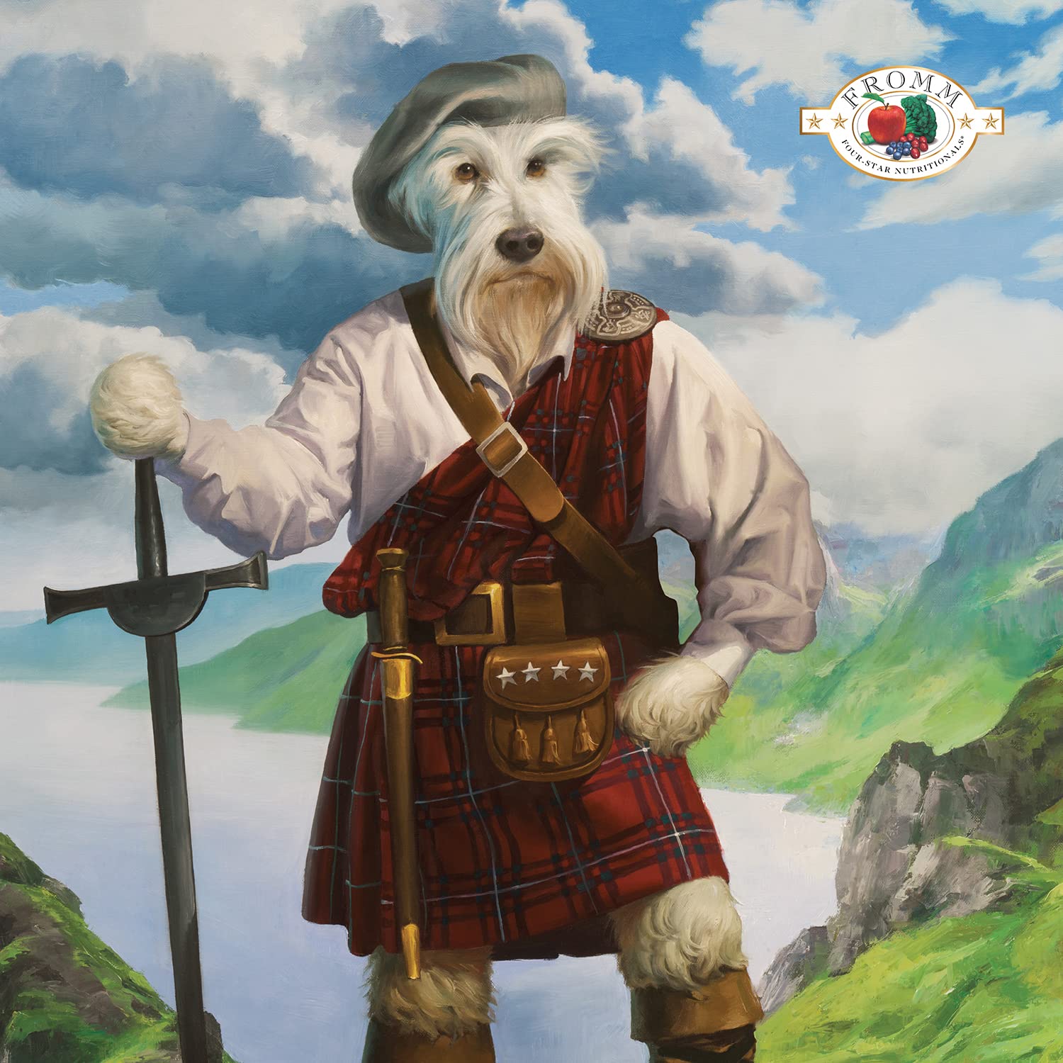 Croquettes Fromm Highlander dans un bol, appétentes et nutritives pour les repas quotidiens.