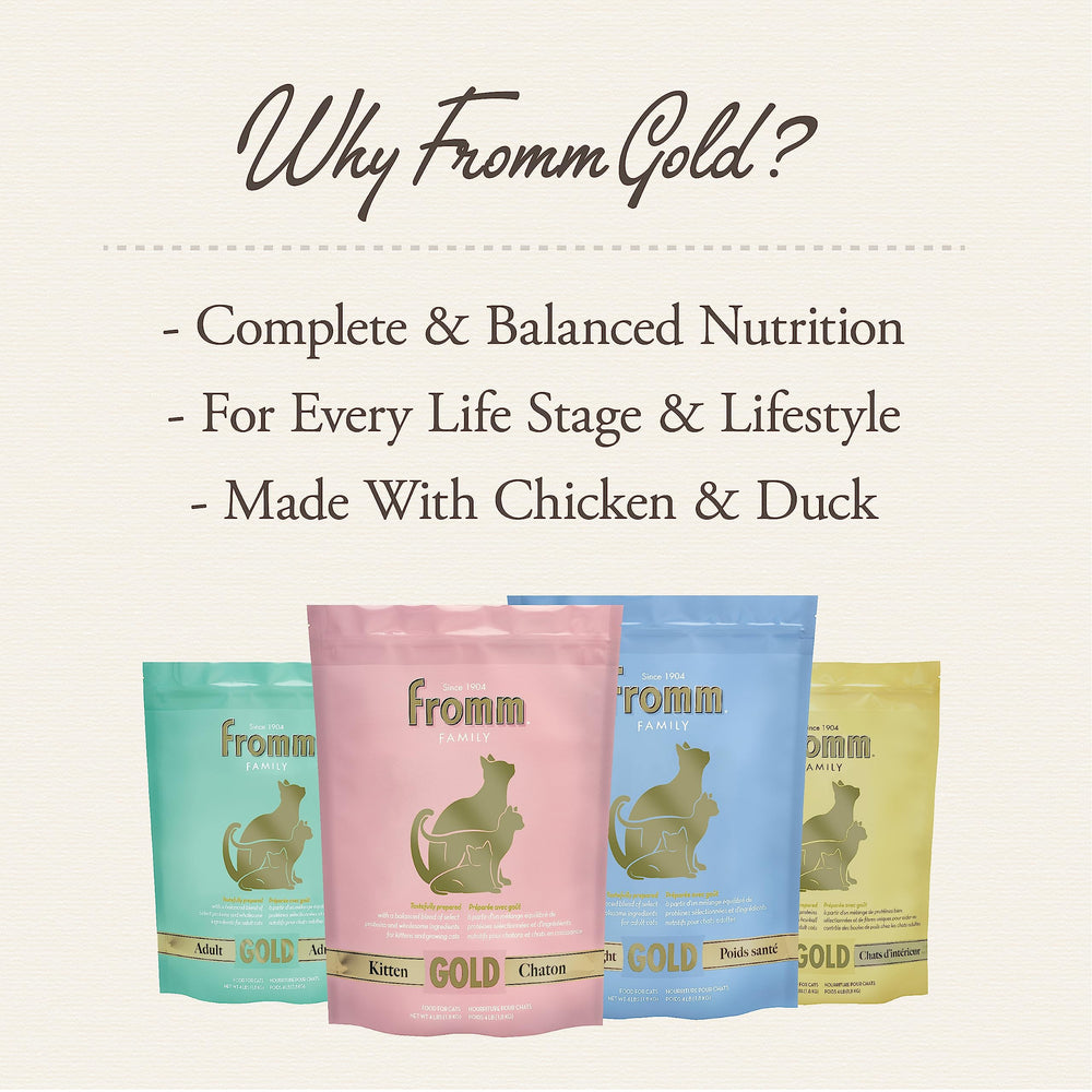 Image d emballage Fromm 4 lb pour chat