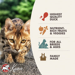 Fromm Quatre Étoiles, protéines lapin et canard, digestibilité élevée pour chats.
