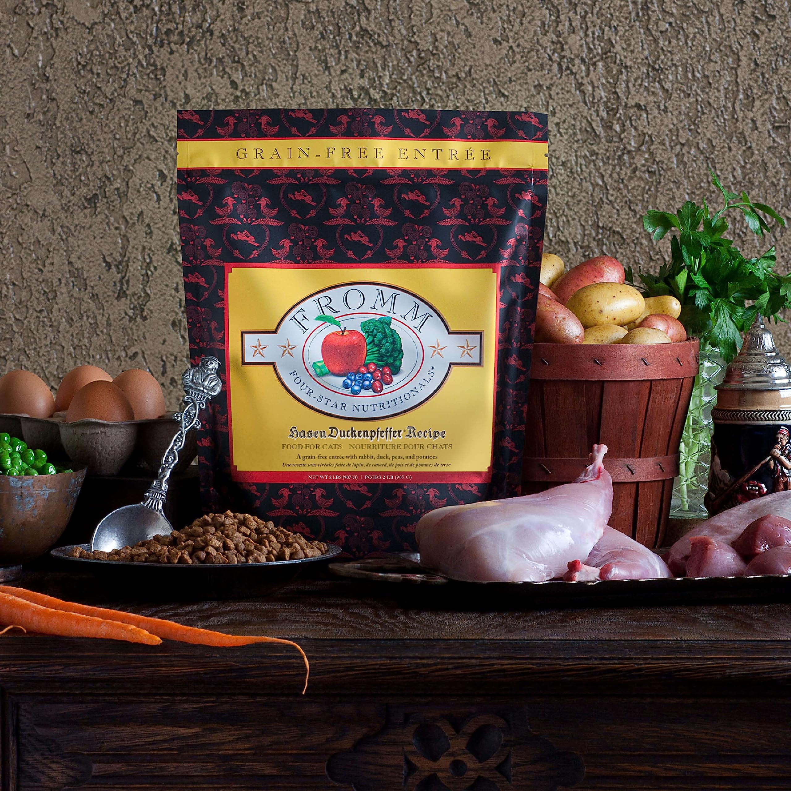 Fromm Quatre Étoiles recette lapin et canard, saveur naturelle.