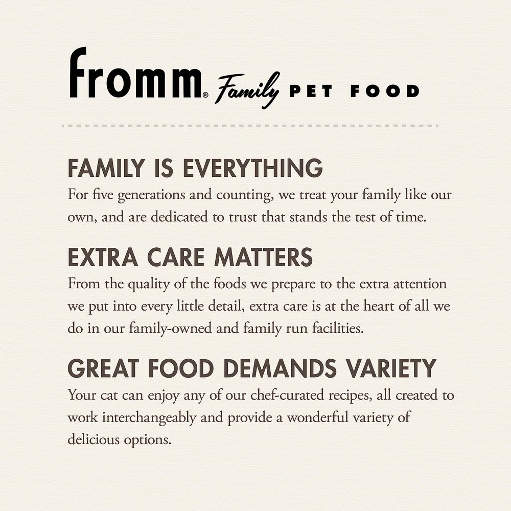 Fromm Quatre Étoiles rotation facile des menus avec recettes interchangeables.
