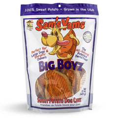 Sam's Yams Big Boyz sac 15oz avec emballage refermable pour friandises propres.