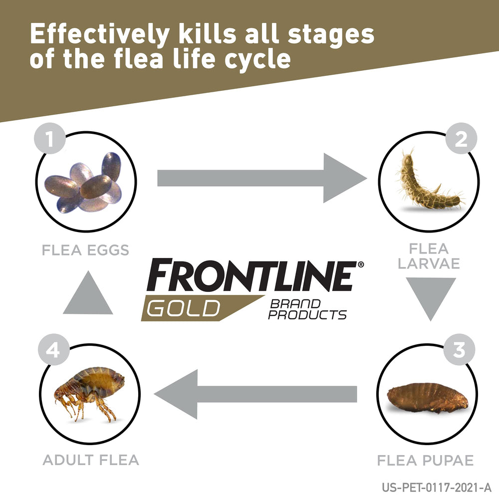 FRONTLINE Gold – flacon individuel, dose rapide et pratique.
