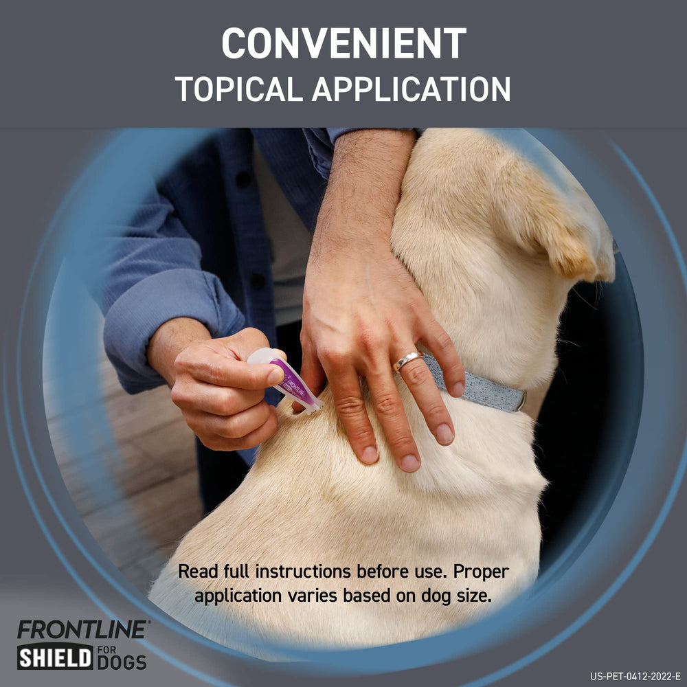 Frontline Shield – chiots-des-9-semaines, adapté aux jeunes chiens.