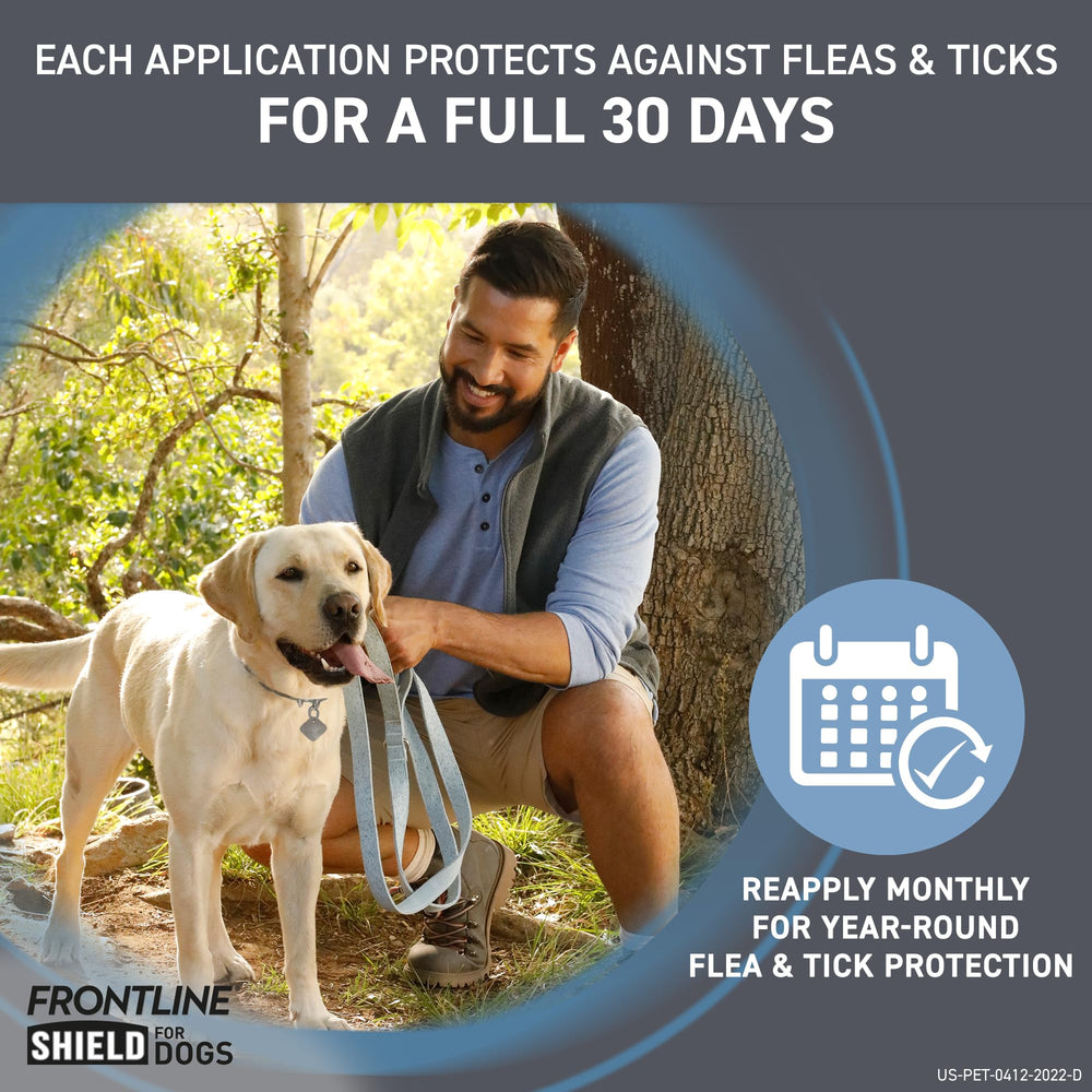 Frontline Shield – impermeable-24h, résiste à l'eau après application.